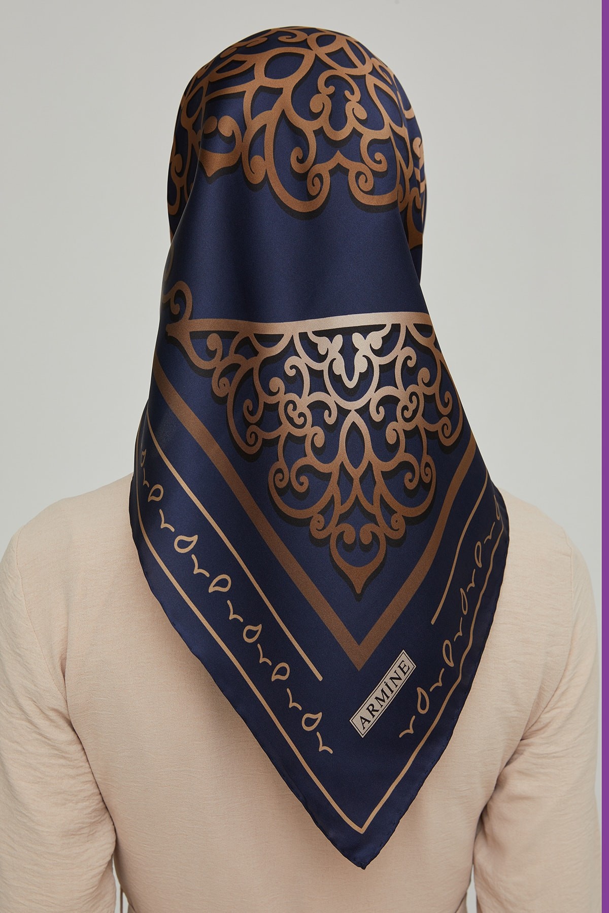 Armine 90*90 İpek Eşarp 8650d (sura) E21KA8650D03