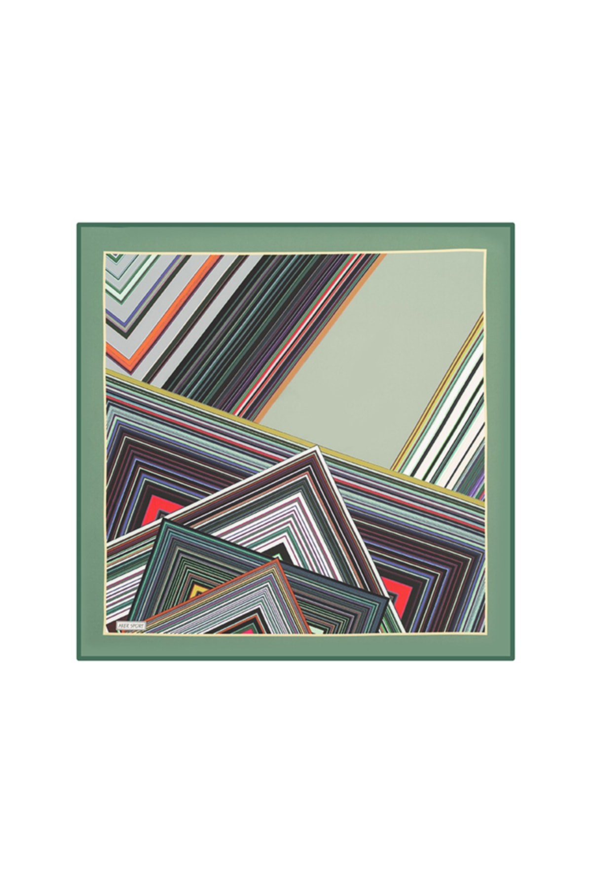 A kersport polyester Tivil Yeşil Renkli Eşarp