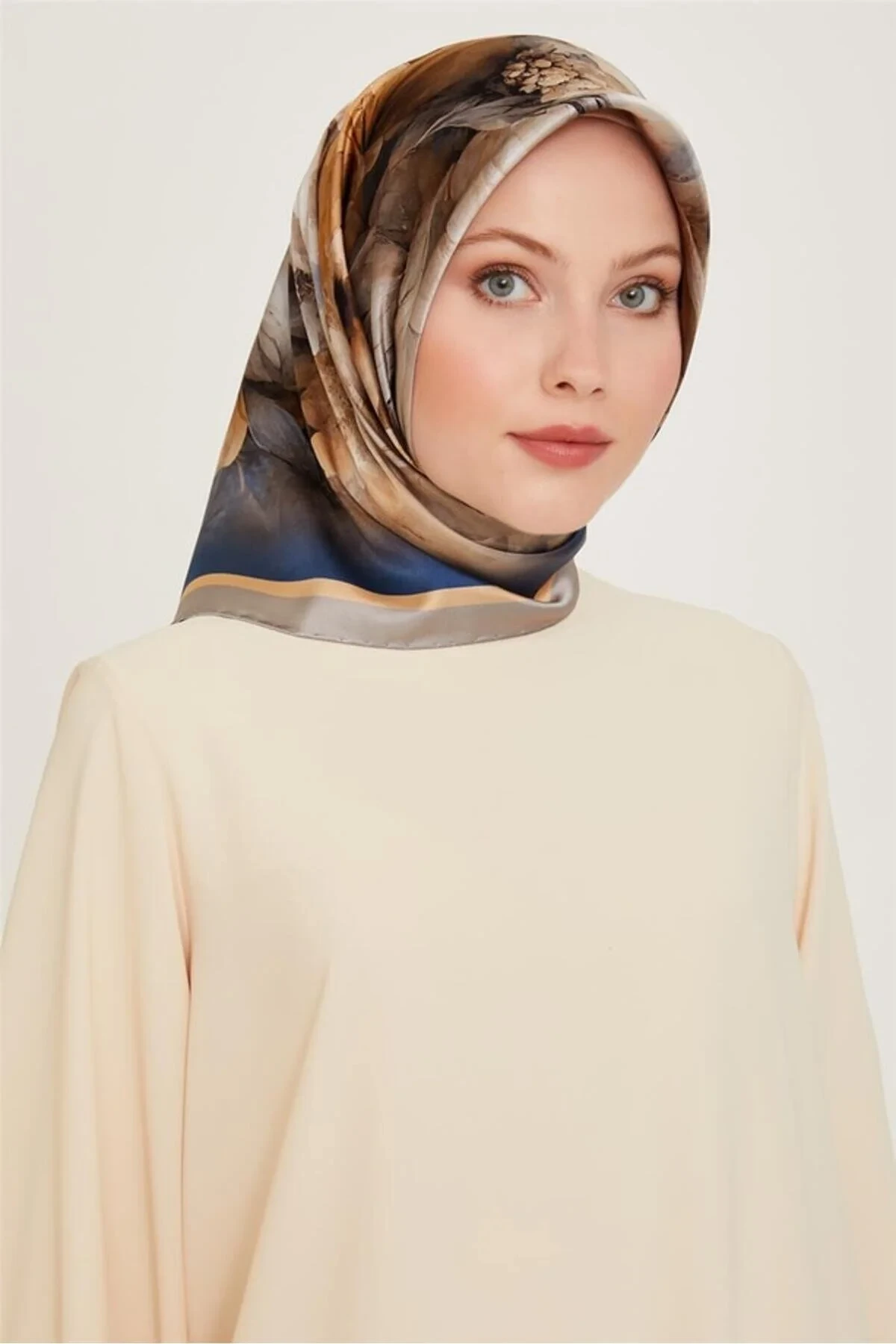 SONBAHAR KIŞ - DJ SAF SURA İPEK EŞARP 9211D (S) 01