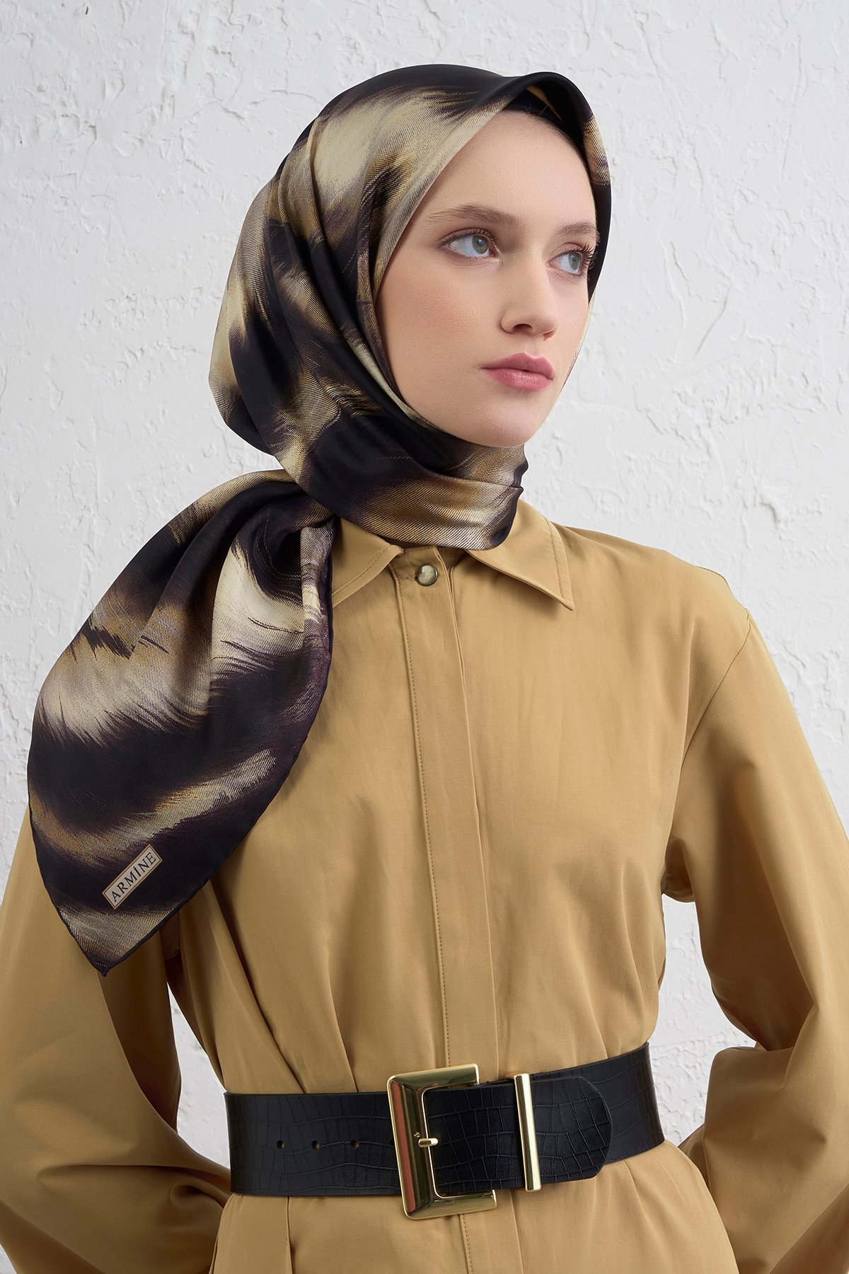 Armine Sura İpek Eşarp -2025/2026 -9432D 02