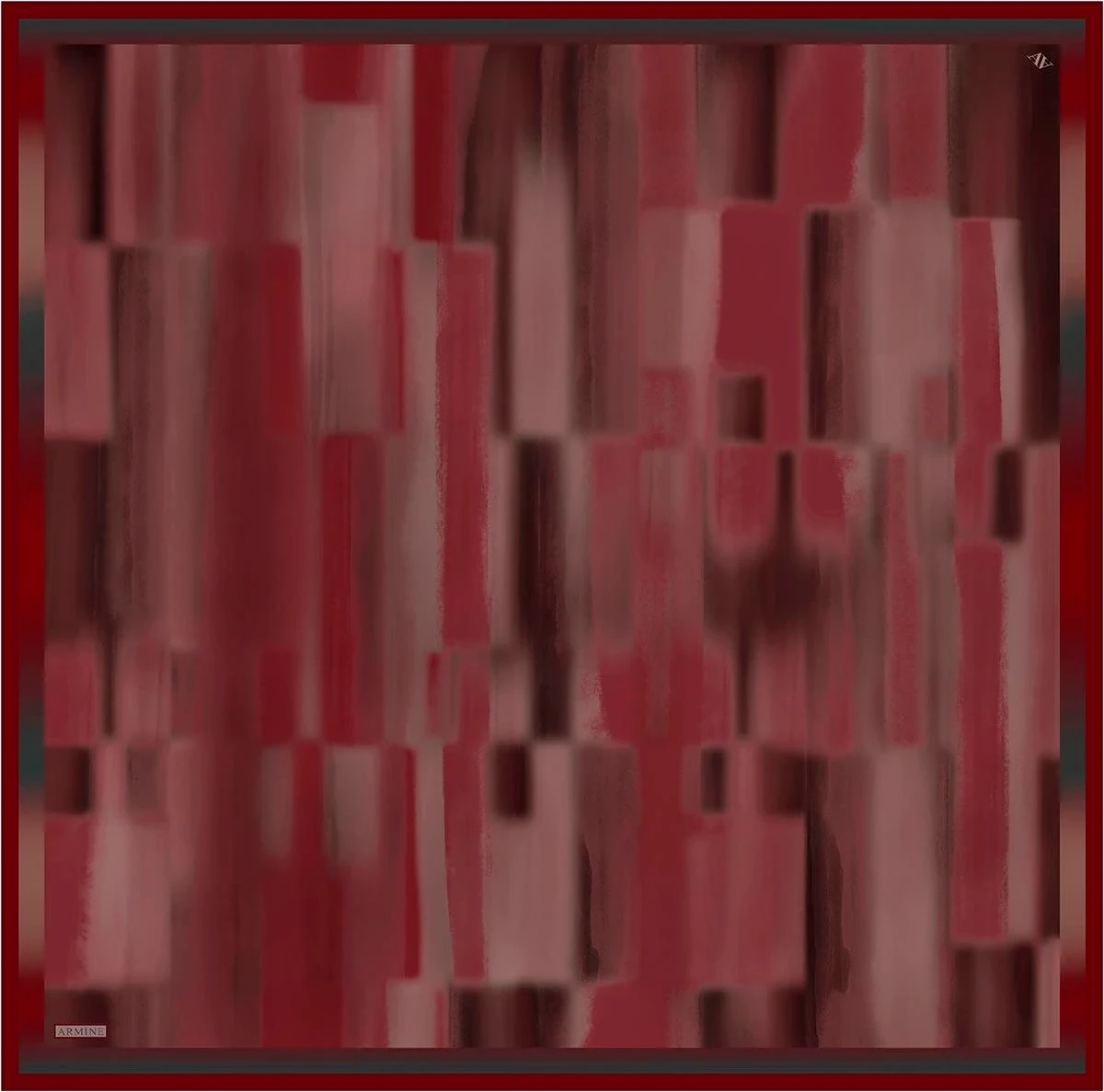 Armine Soyut DesenTwill İpek Eşarp -2025/2026 -9436D