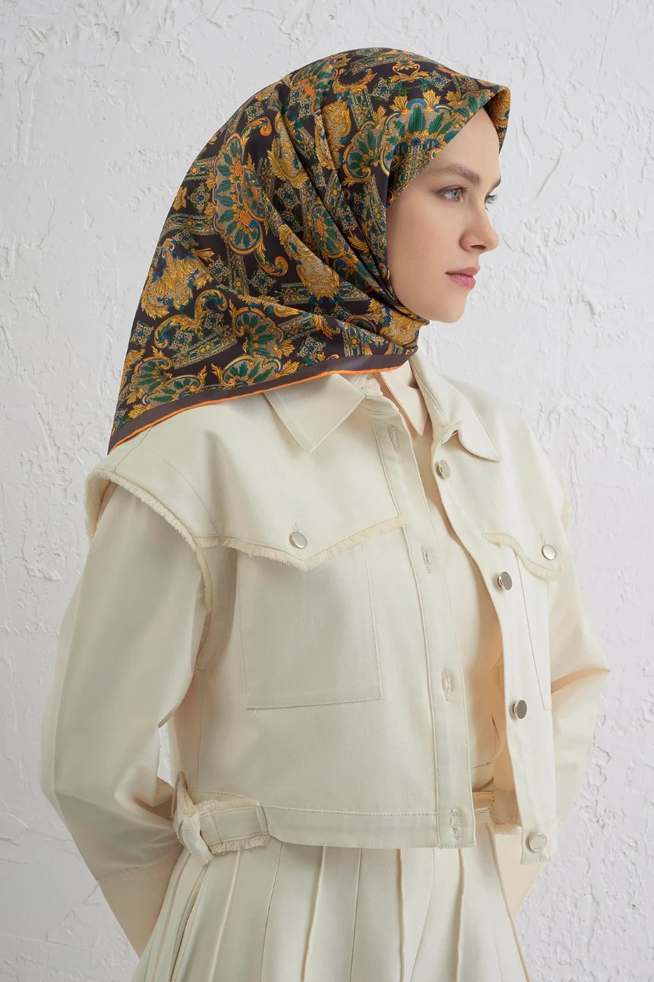 Twill İpek Eşarp -2025/2026 -94162D