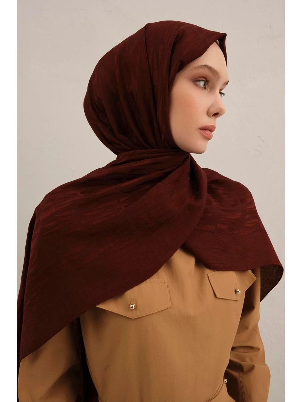 Armine Lyocell Naia Çubuk Desen Şal 3