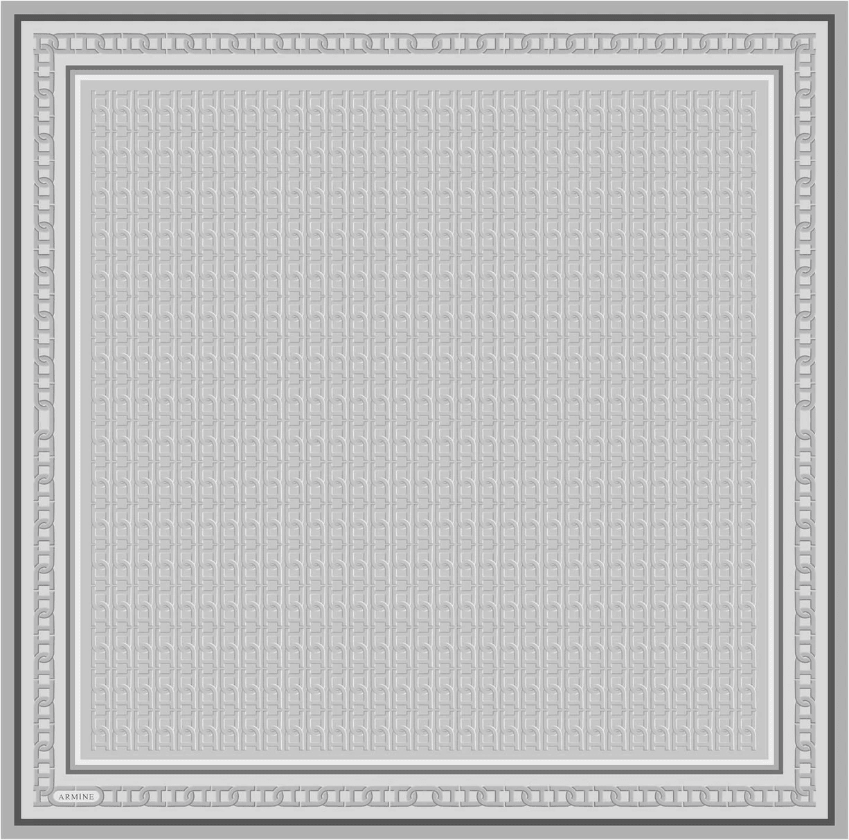 Armine Soyut Desenli Saf İpek Sura Eşarp -9301D