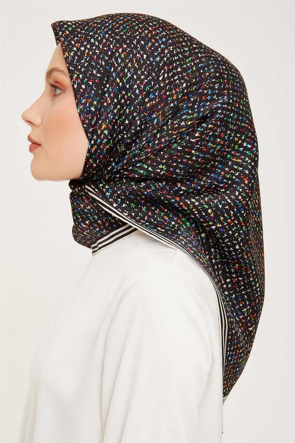Armine İpek Saten (SURA) Eşarp 9013d E23ka9013d01-09