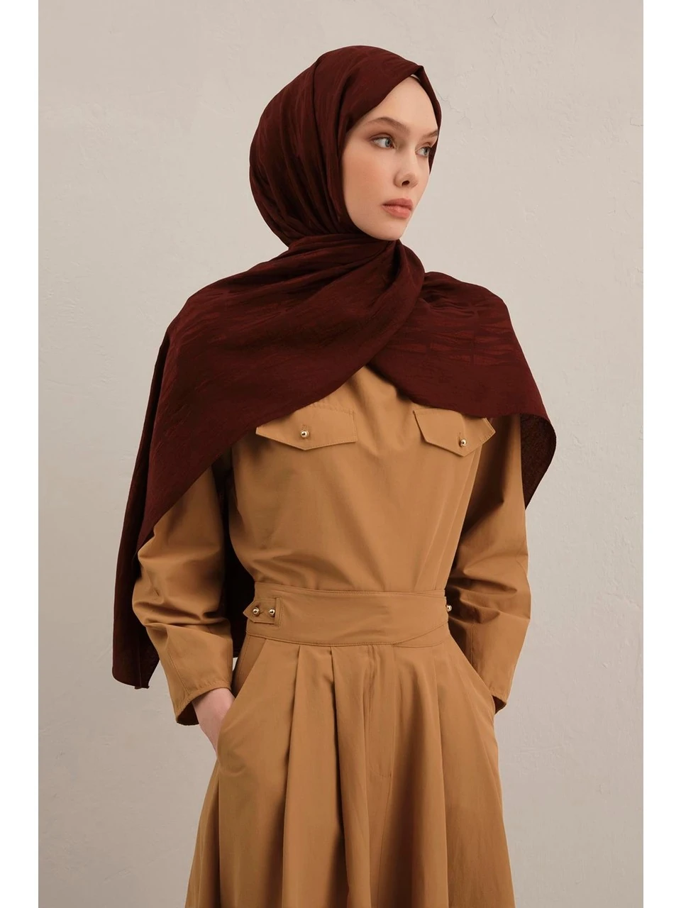 Armine Lyocell Naia Çubuk Desen Şal 3