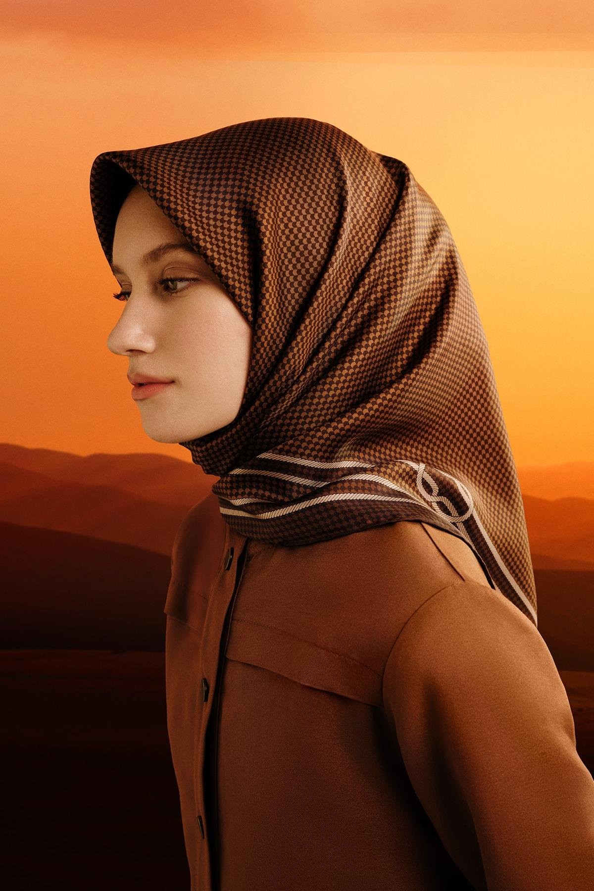 Armine Sura İpek Eşarp -2025/2026 -9404D 84