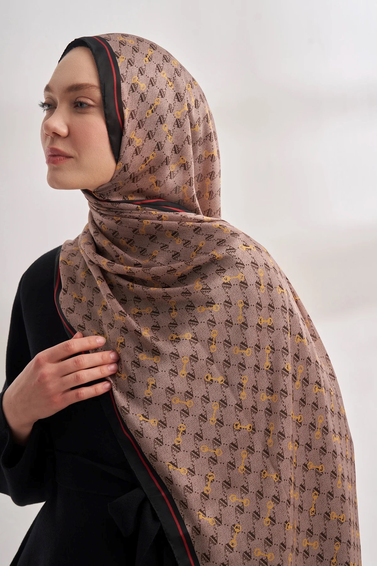 ARMANDA İTHAL VUAL MONOGRAM DESEN ŞAL -10151031