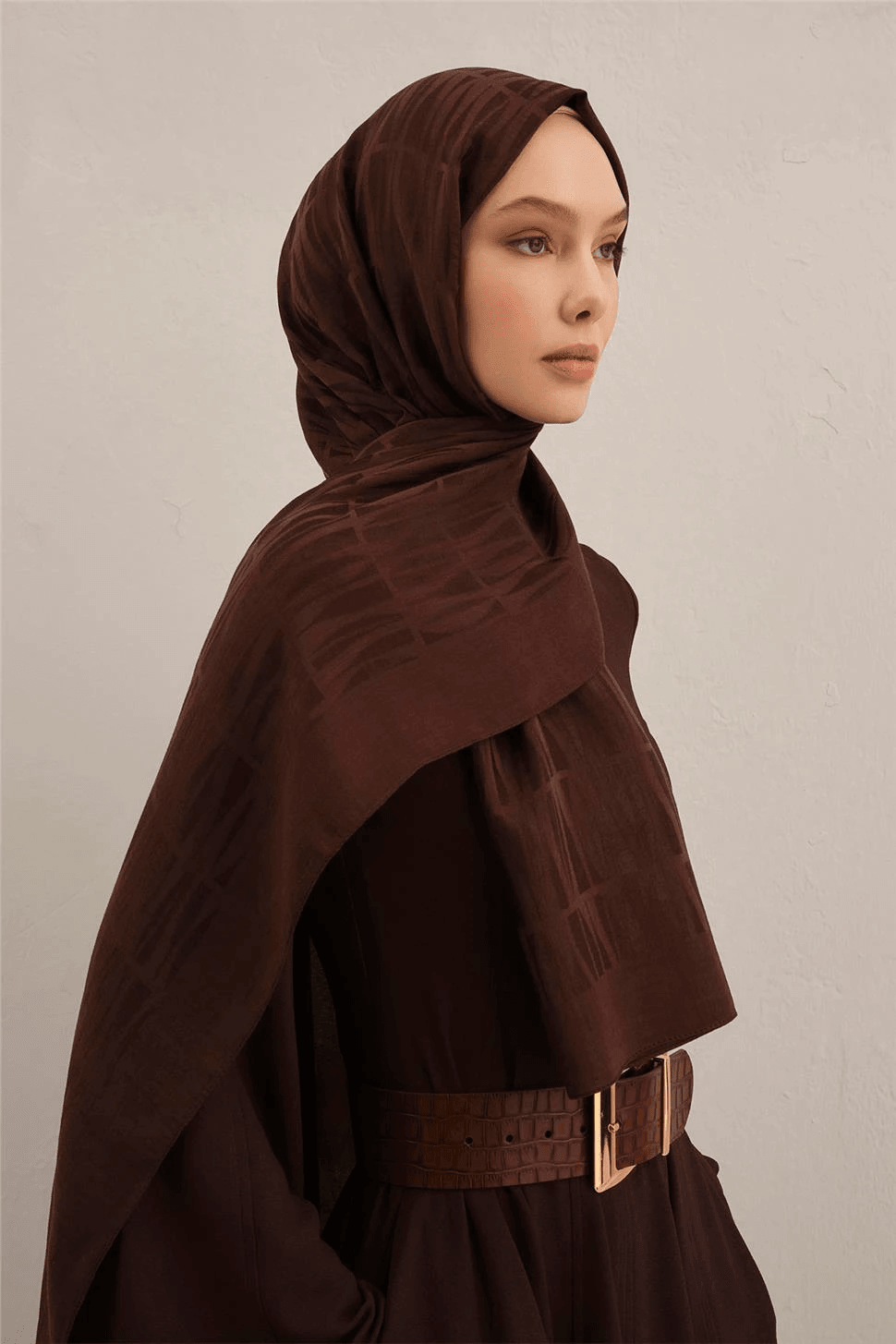 Armine Lyocell Naia Çubuk Desen Şal 3