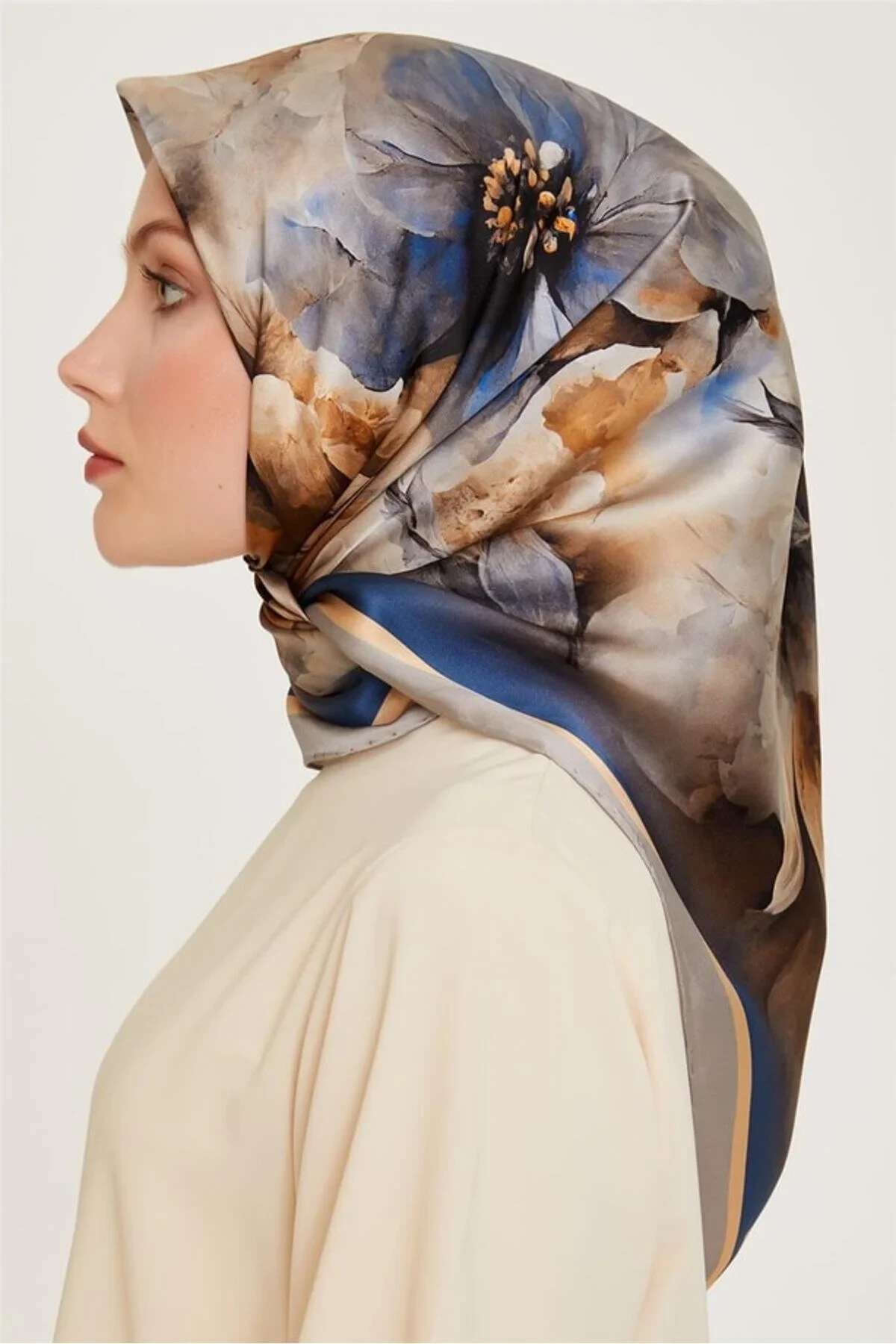 SONBAHAR KIŞ - DJ SAF SURA İPEK EŞARP 9211D (S) 01