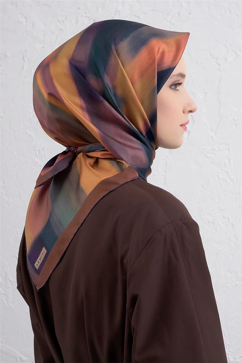 Armine Sura İpek Eşarp -2025/2026 -9436