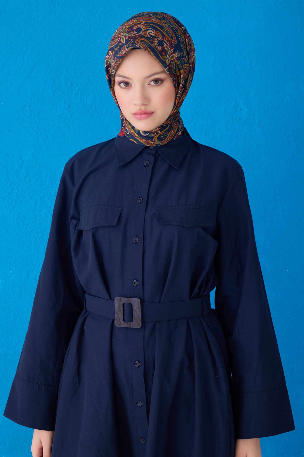 Belli Saf İpek Eşarp 4101D01( Twill İpek) -02