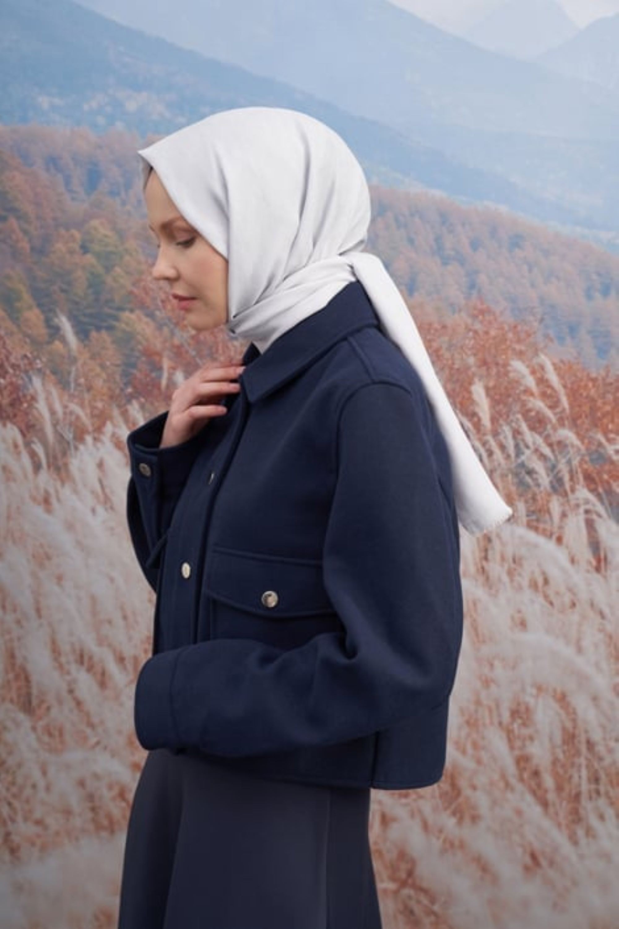 ARMANDA 70 X 190 COTTON MONOGRAM DESEN ŞAL - AR 3098 03046