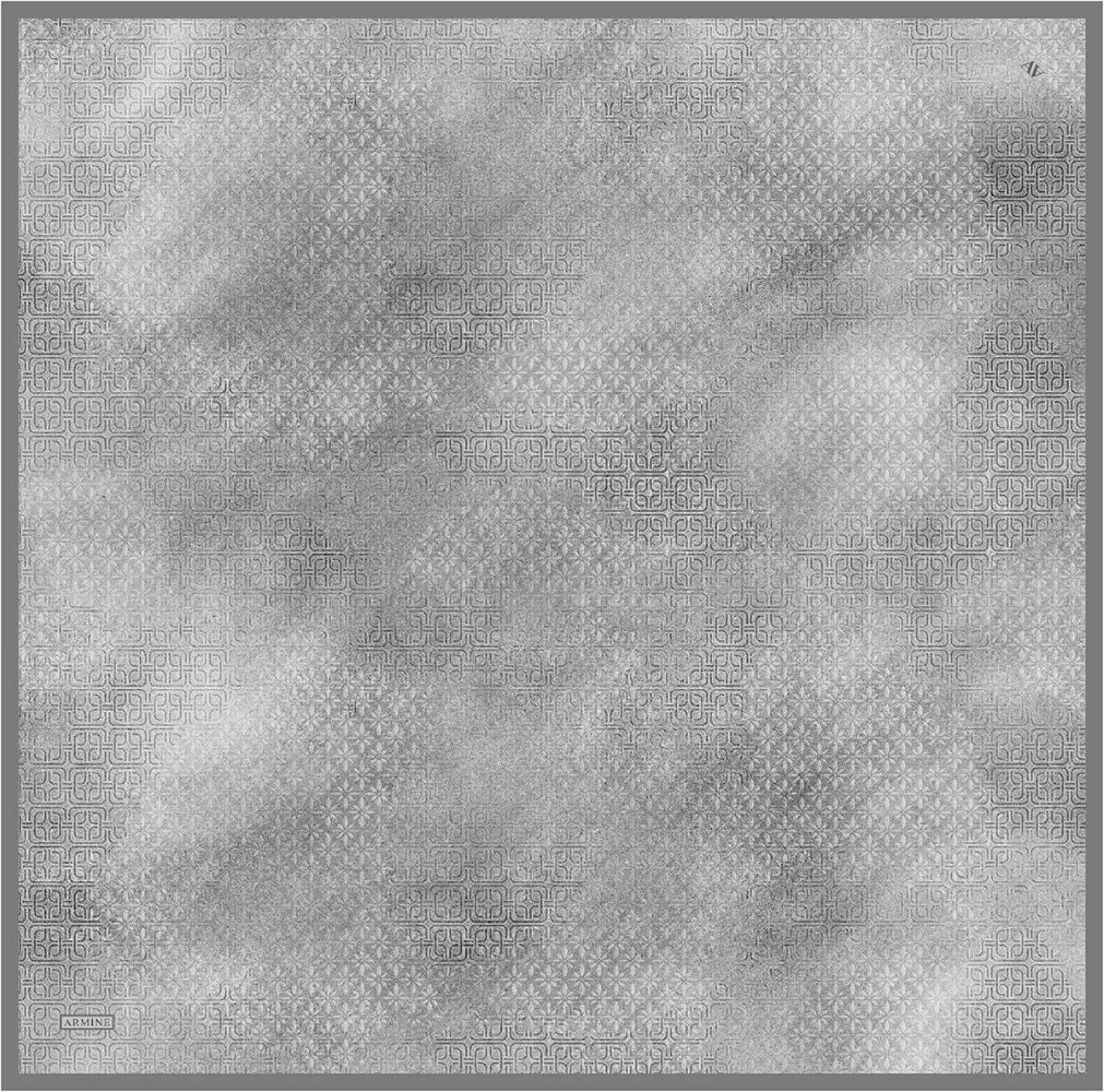 Klasik Desen Twill İpek Eşarp -2025/2026 -94372D