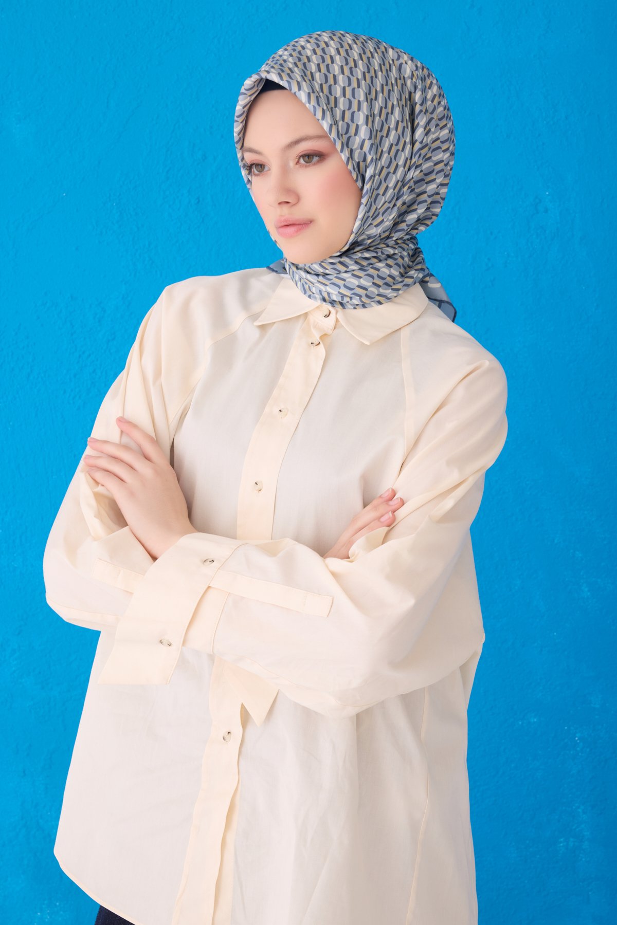 Belli Saf İpek Eşarp 4124D (Twill İpek)