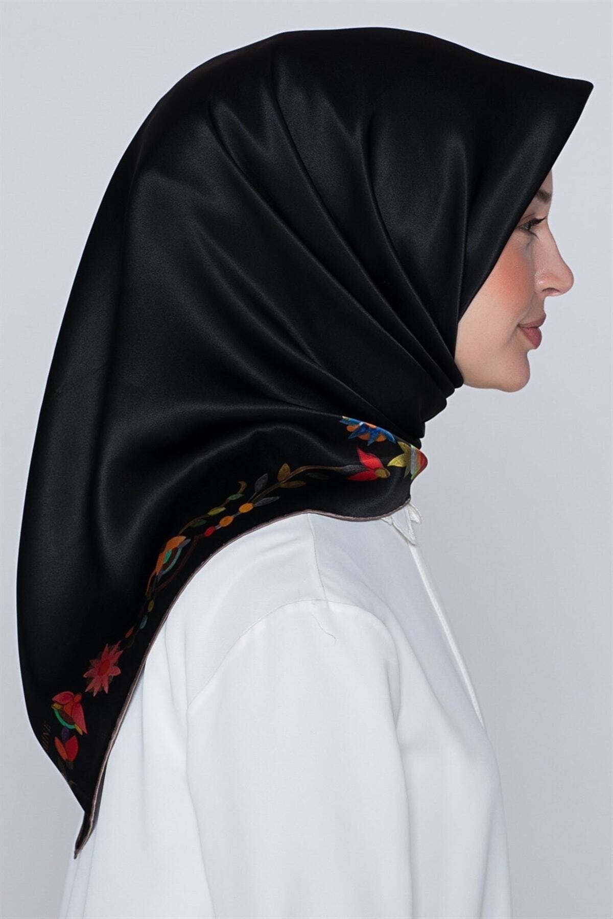 Armine Özel Nostalji Serisi Sura Ipek Eşarp Modelleri 8064d 09