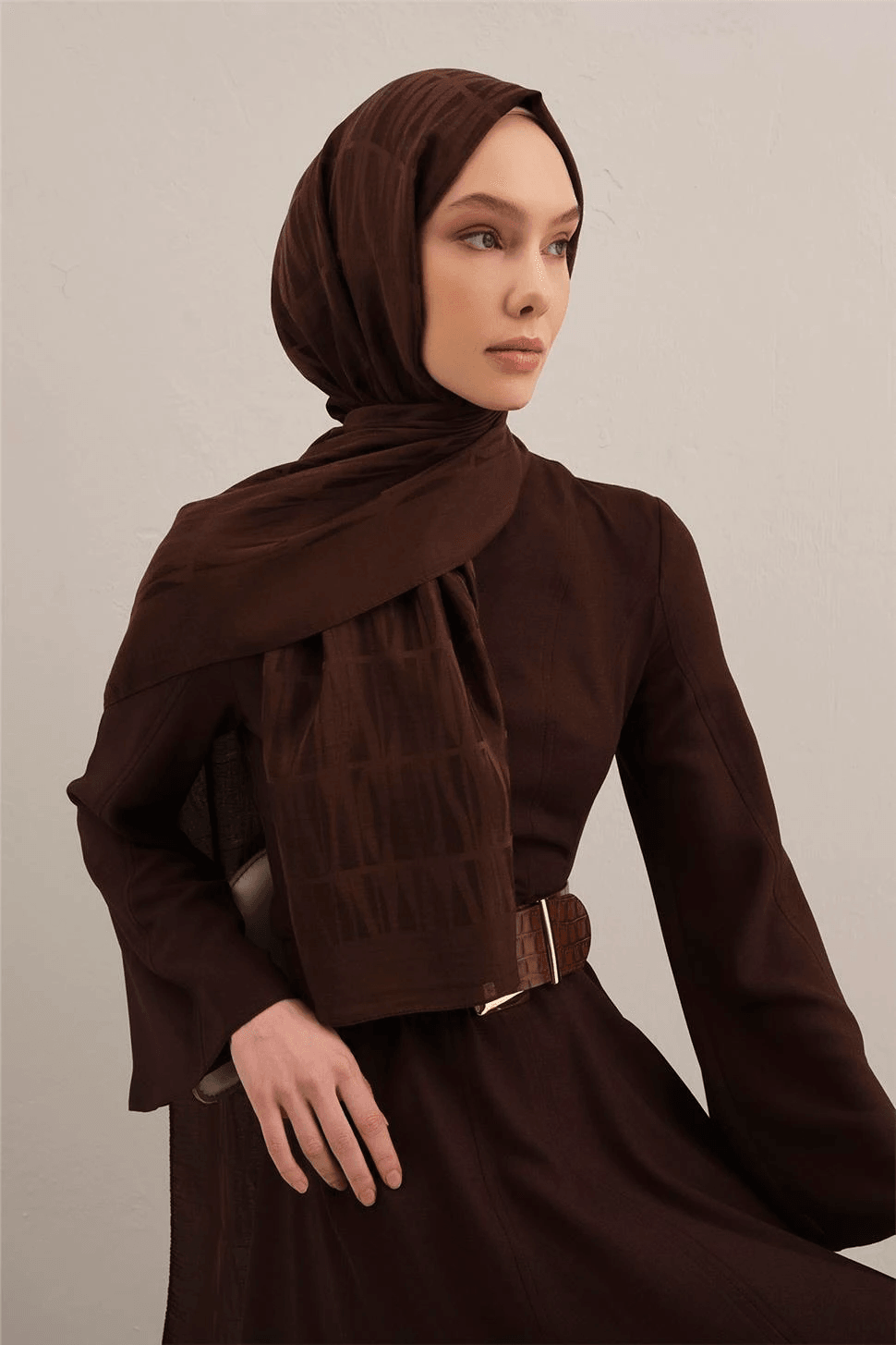 Armine Lyocell Naia Çubuk Desen Şal 3