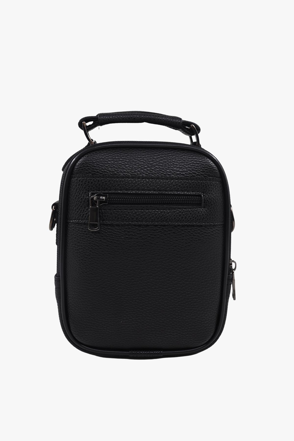 Sosela 45-3022 Siyah Küçük Boy Erkek El Çantası