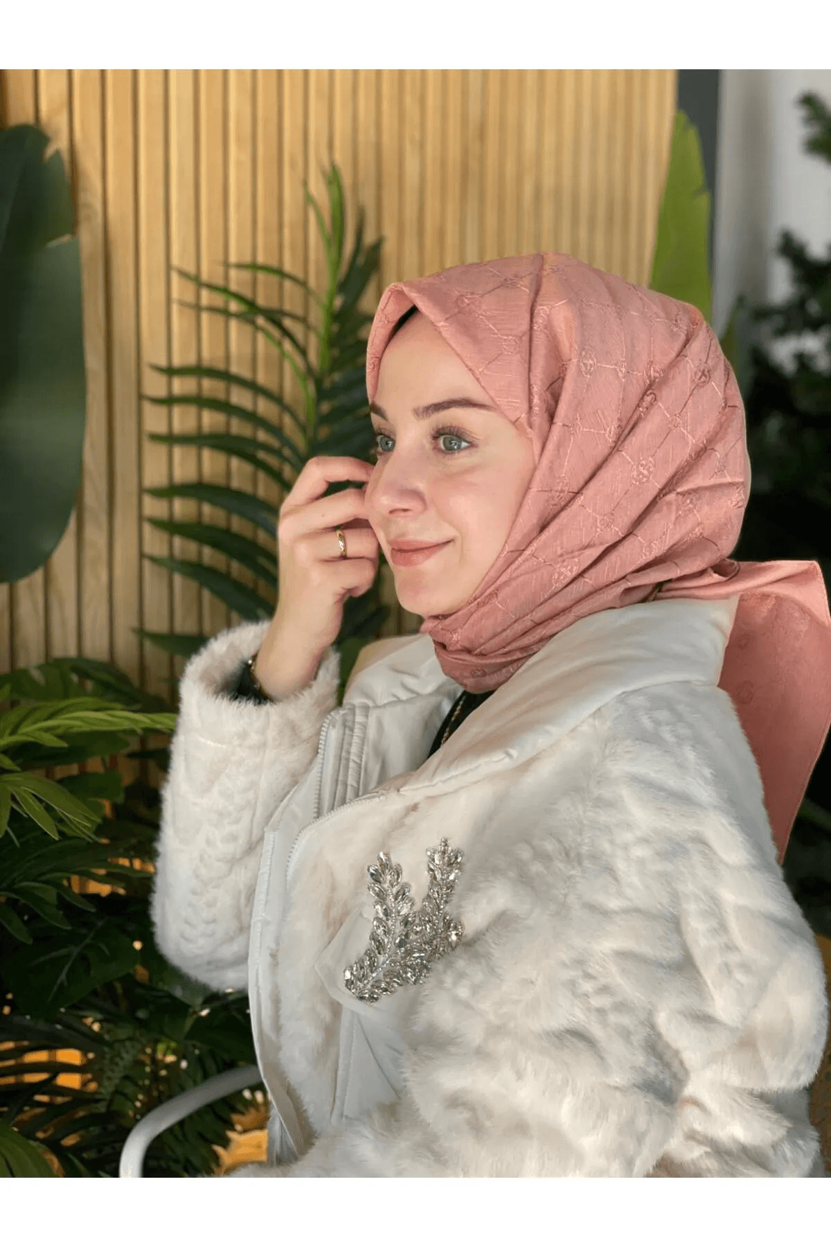 Aker Koza %50 Floush %50 Cotton Eşarp -1050950-04
