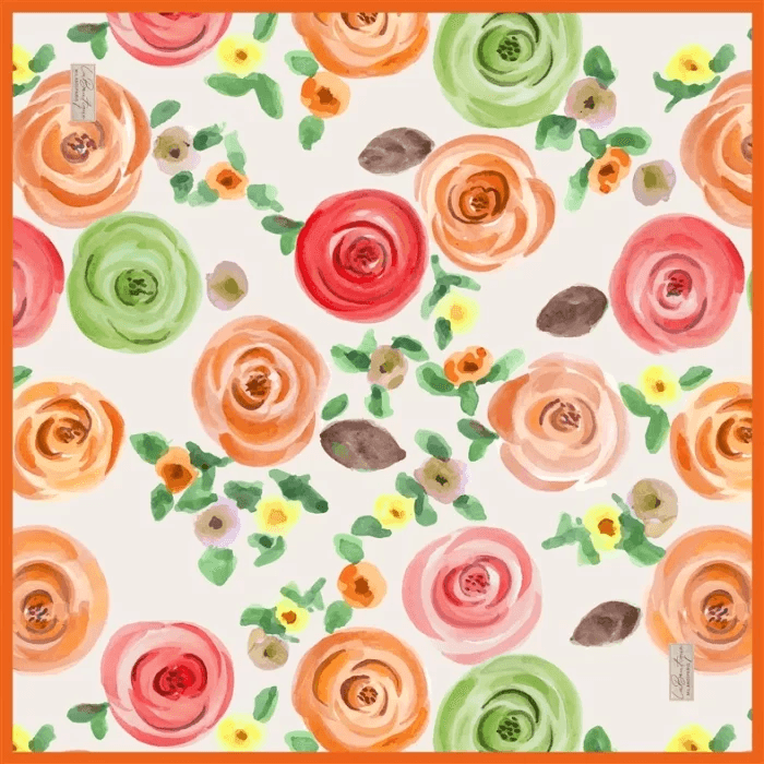 La Boutique Sura İpek Eşarp- 90X90 - 2435
