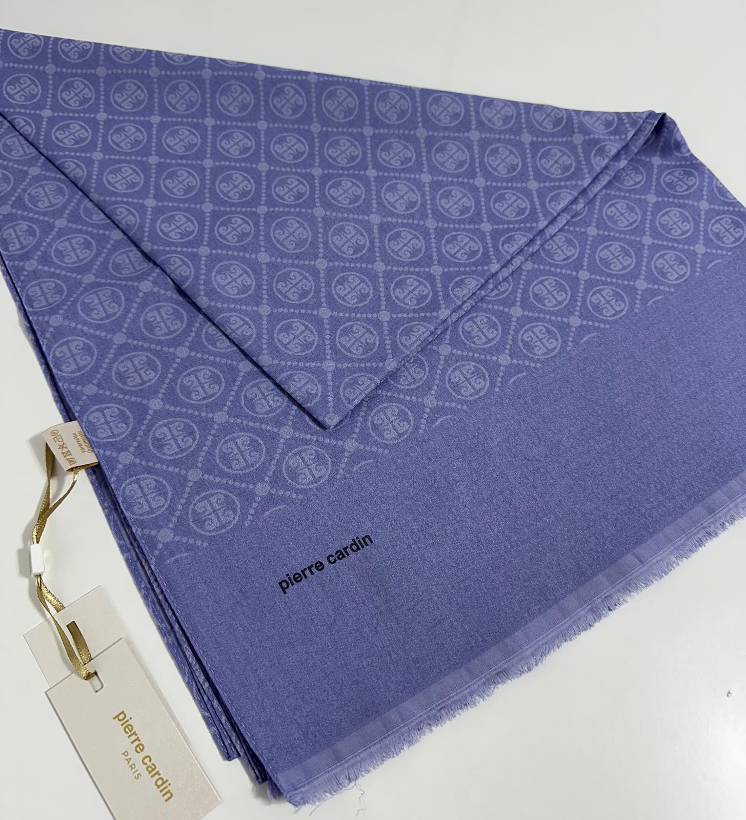 Pierre Cardin Elegans Monogram Şal-75 X 190-090700-992 Mor