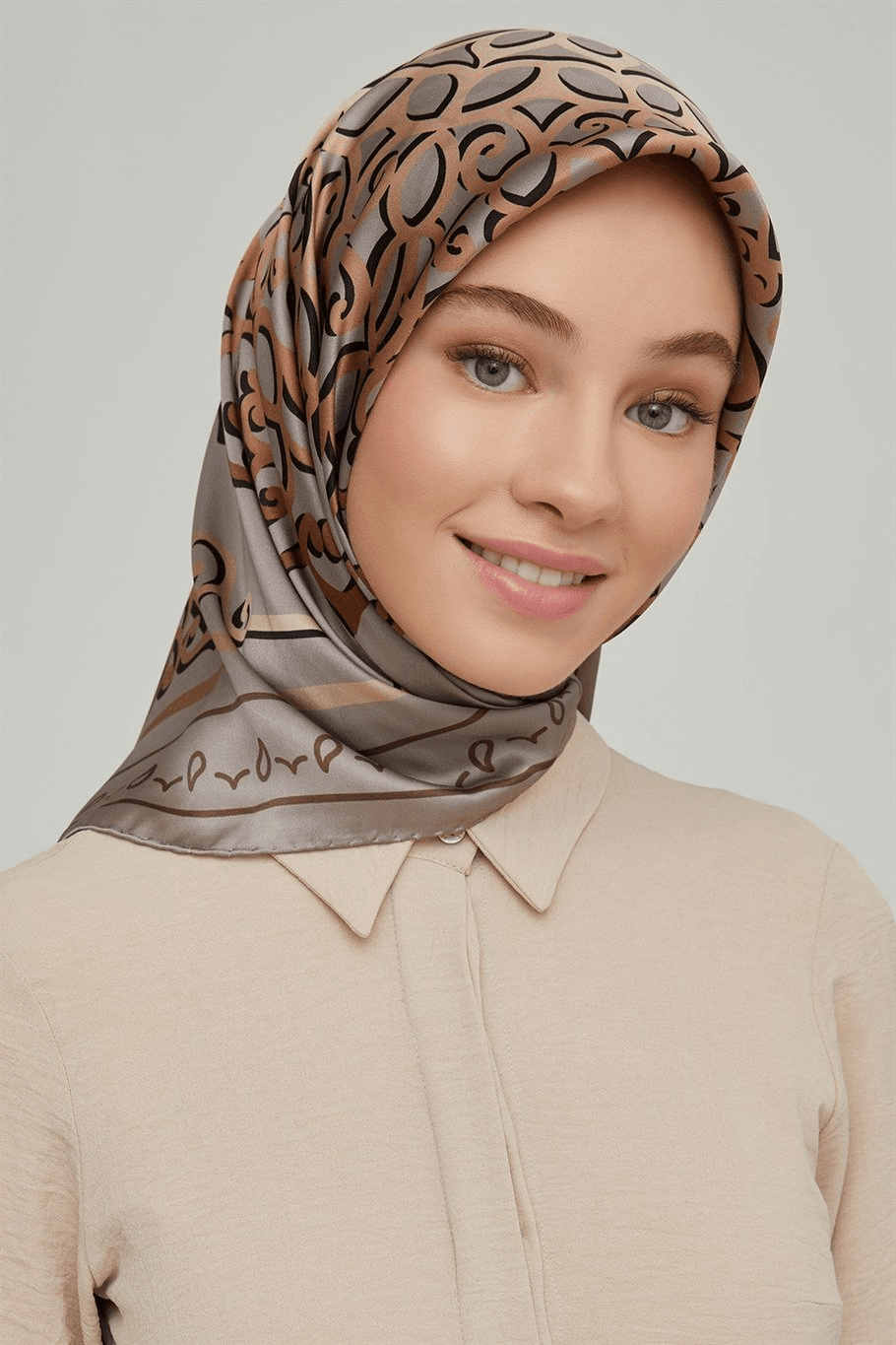 ARMİNE İPEK EŞARP 8650D (SURA) (NOSTALJİ)