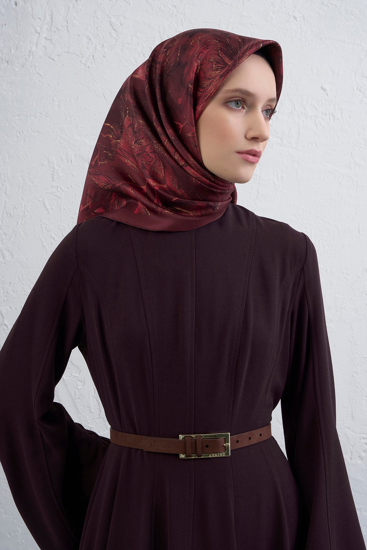 Armine Sura İpek Eşarp -2025/2026 -9409