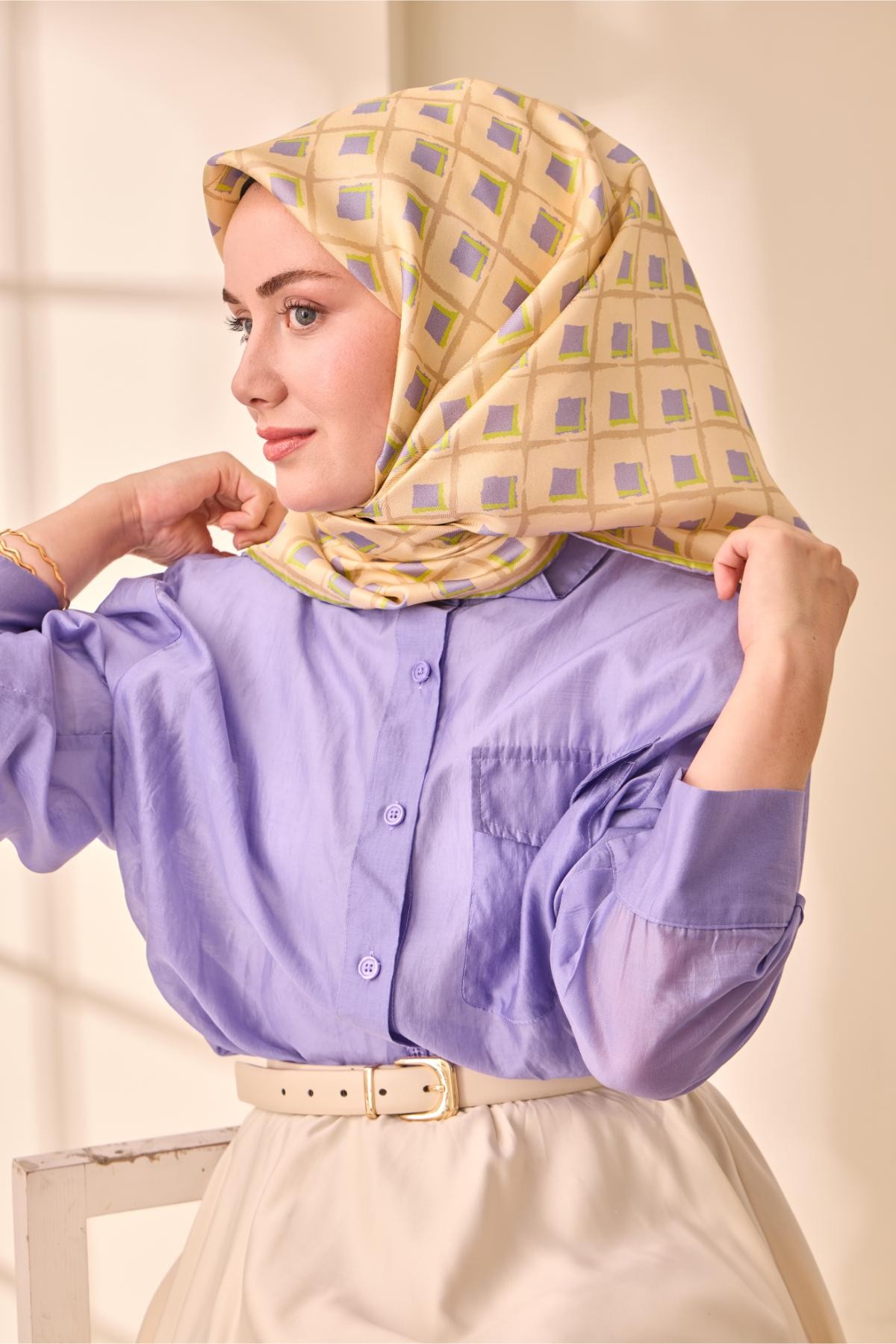 Silk HomeTwill İpek Eşarp 11474