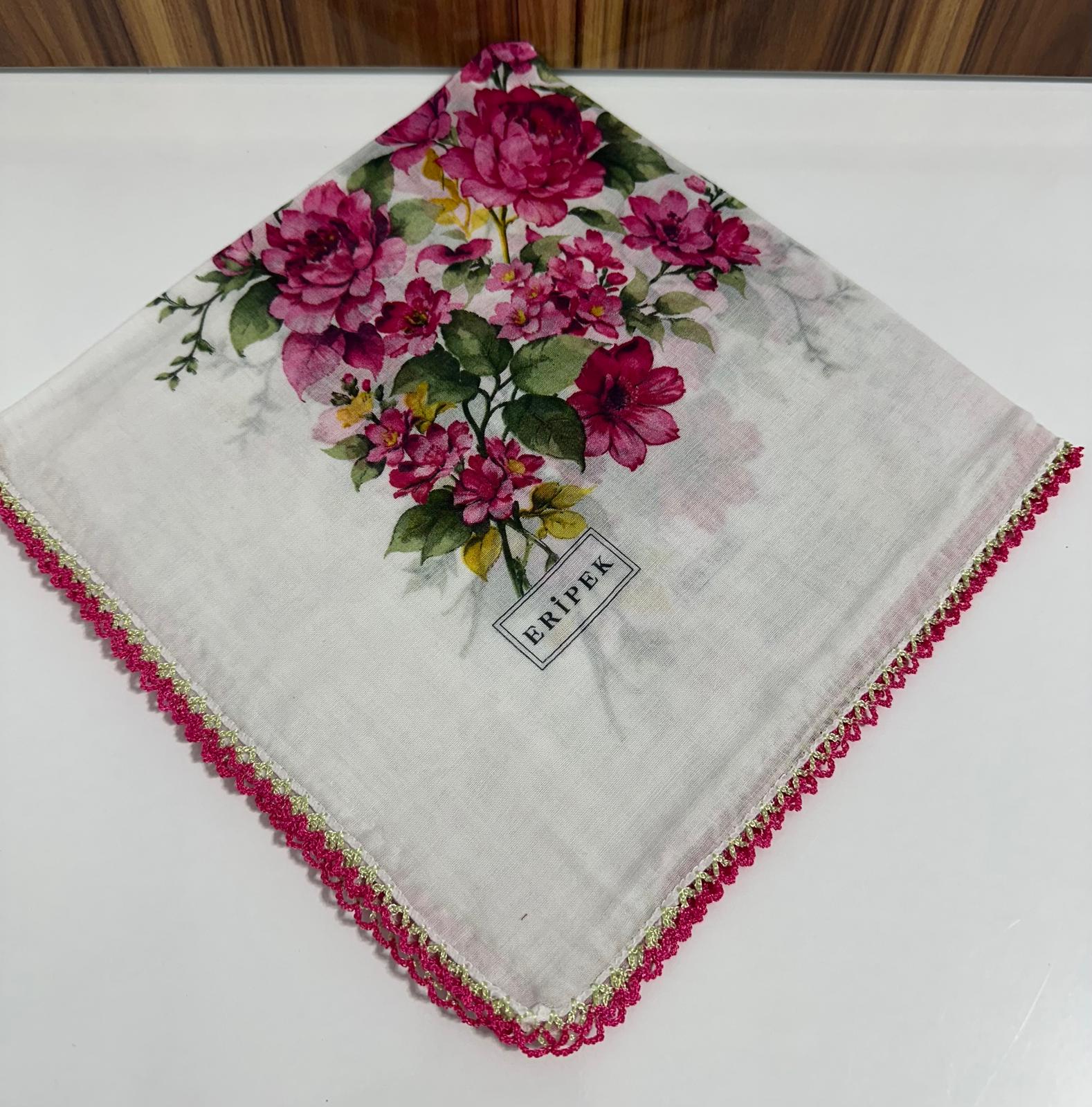 Eripek Oyalı Pamuk Tülbent- 05096