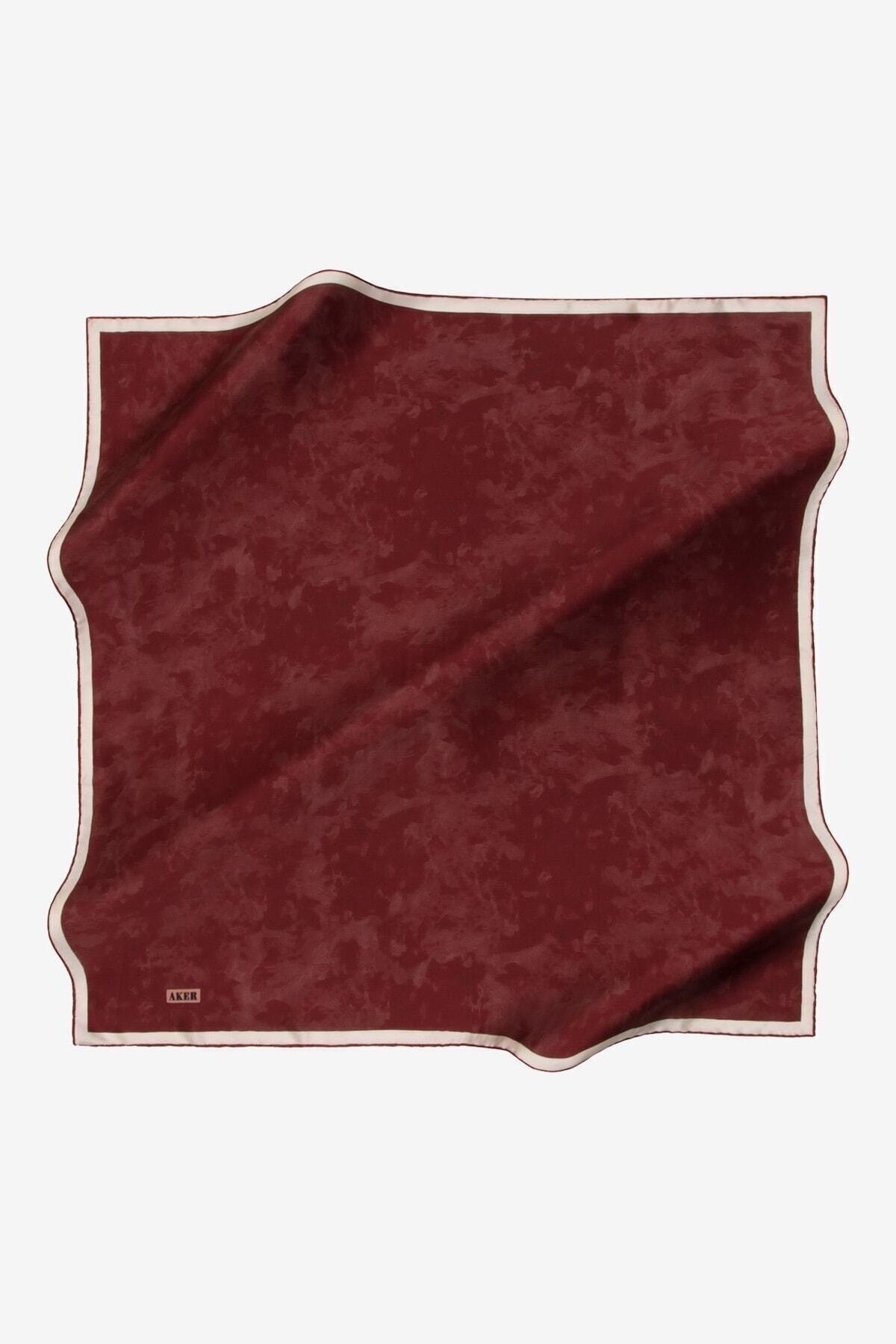 Bulut Desen Bordo (eşarpsepeti)