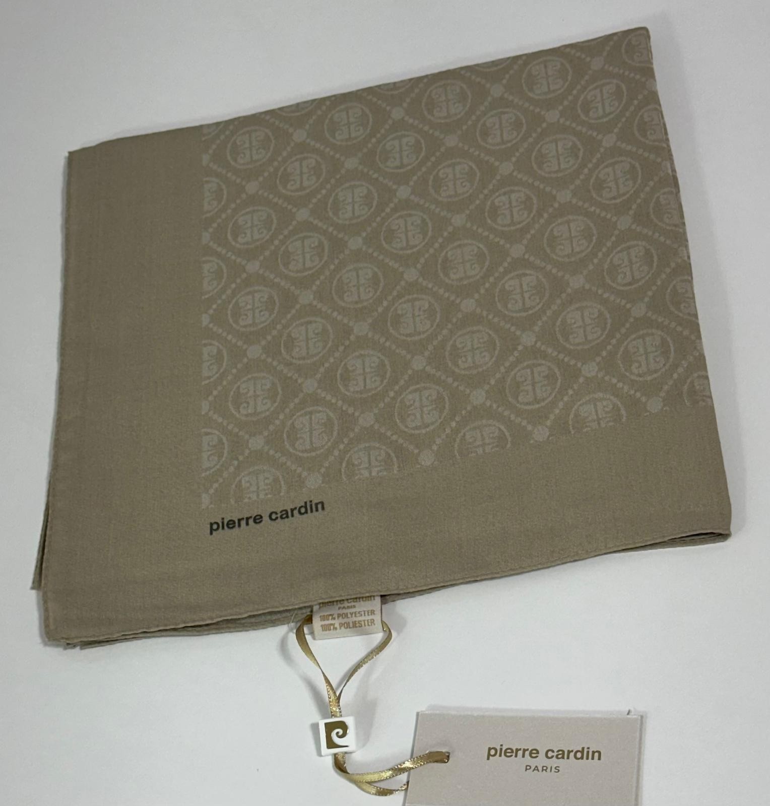 Pierre Cardin Elegans Monogram Eşarp - 1090750 -933 Açık Vizon