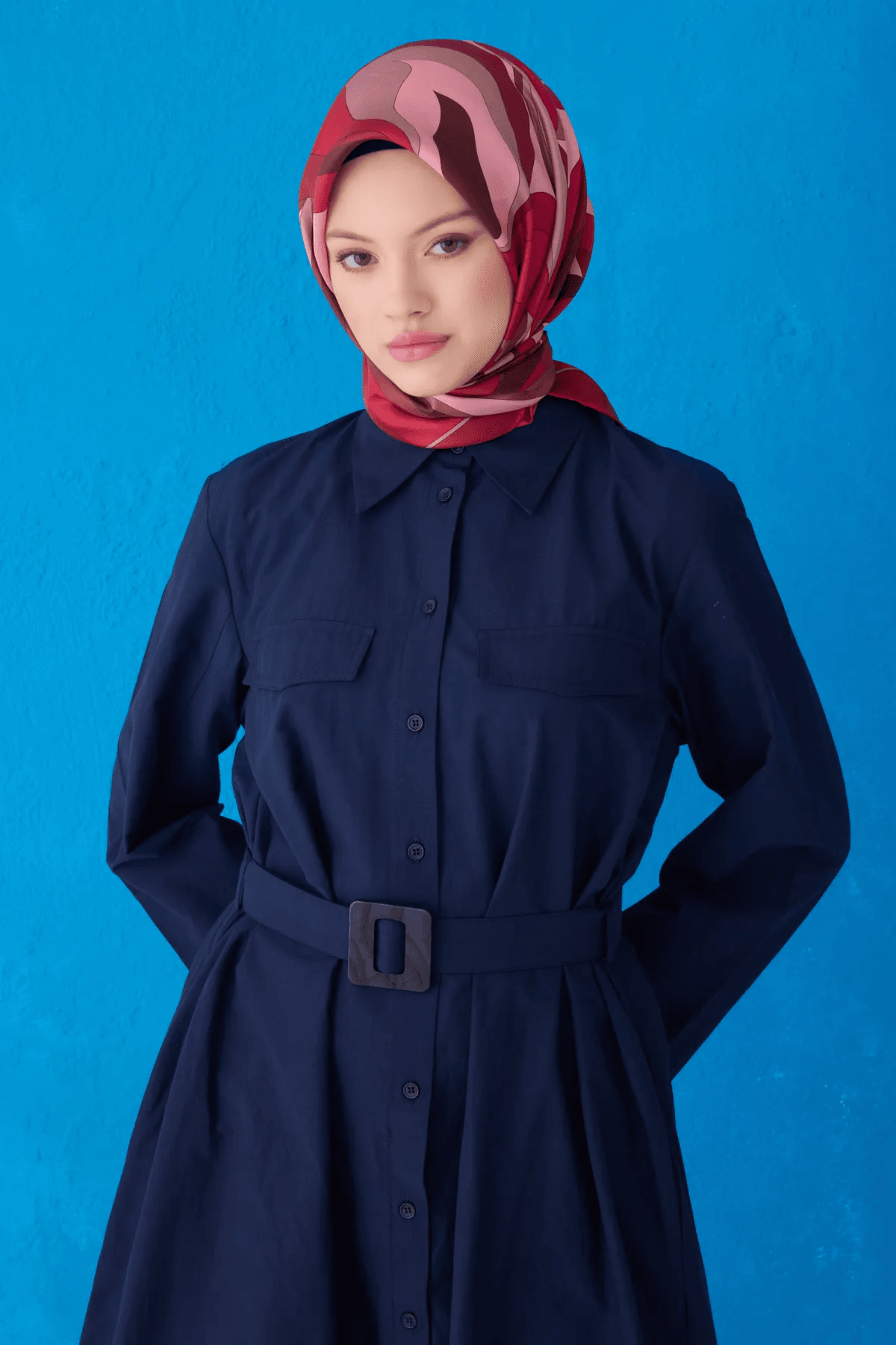 Belli Saf İpek Eşarp 4108D02( Twill İpek) -8691
