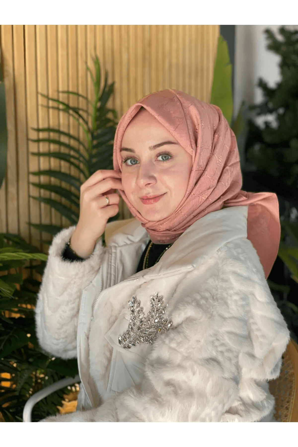 Aker Koza %50 Floush %50 Cotton Eşarp -1050950-04