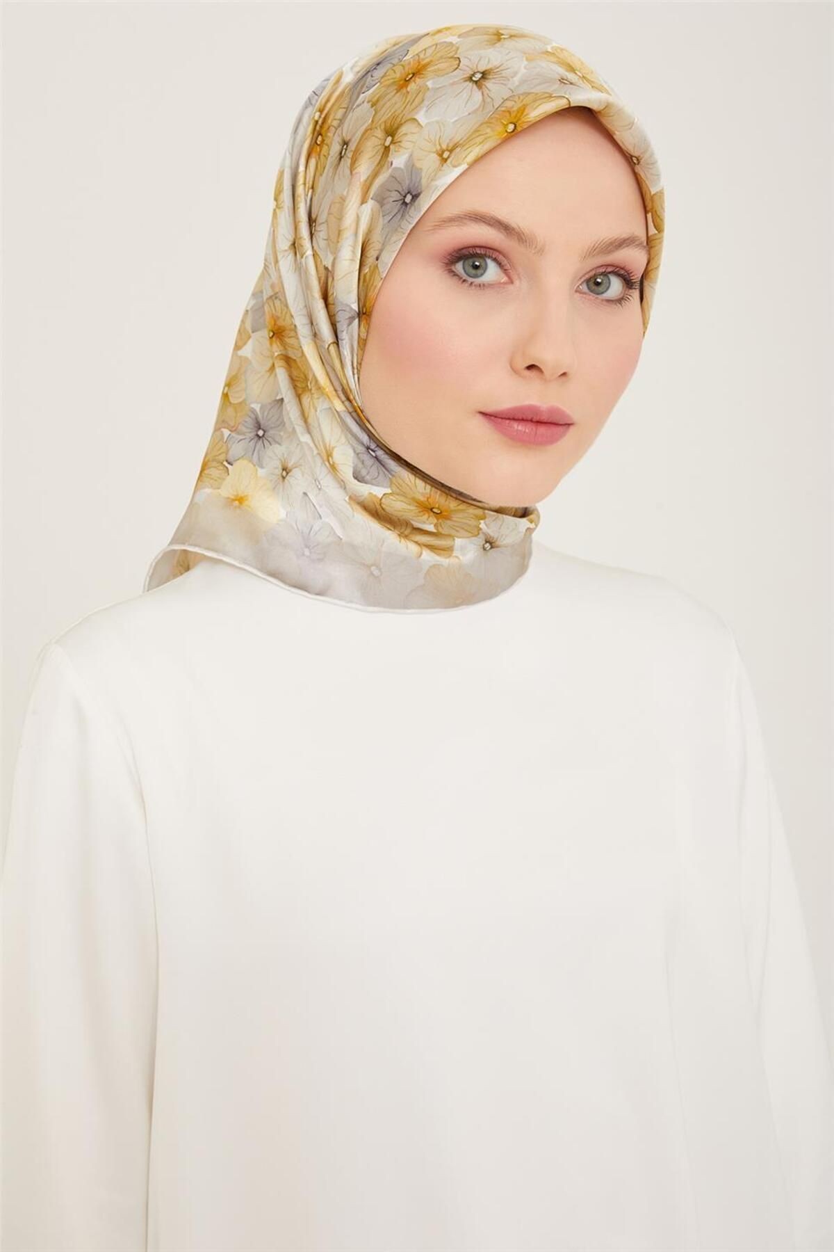 Armine Sura İpek Eşarp 9108D (S)-34