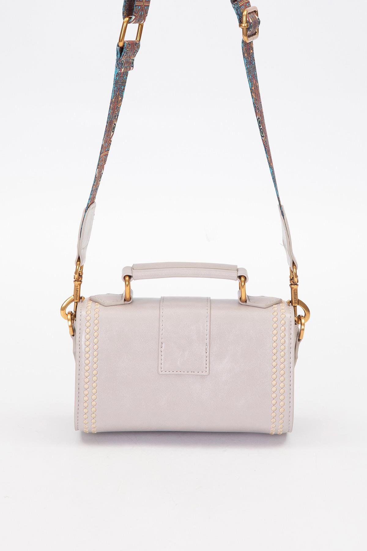 Levidor Premium Benek Detay Gri Omuz Çantası - 930429