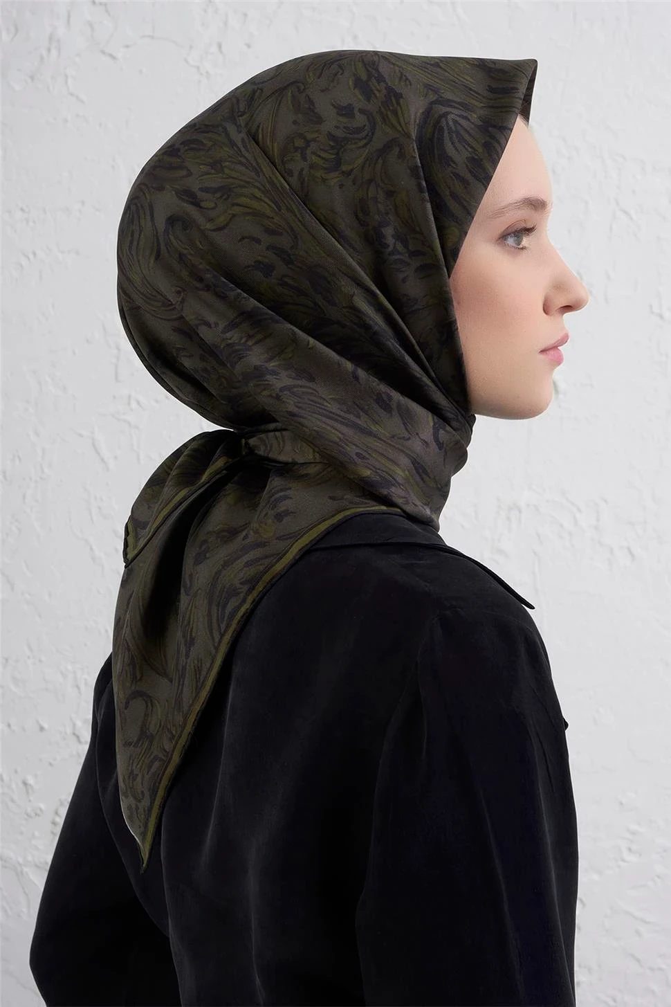 Armine Soyut DesenTwill İpek Eşarp -2025/2026 -9431D