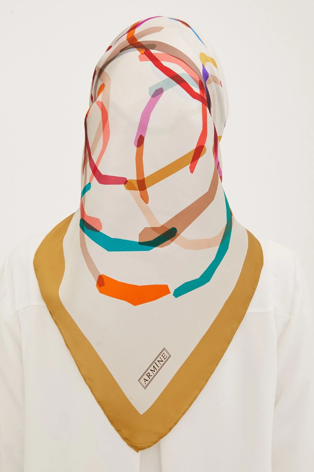 Armine 90 X 90 İpek Eşarp 8902d (sura)