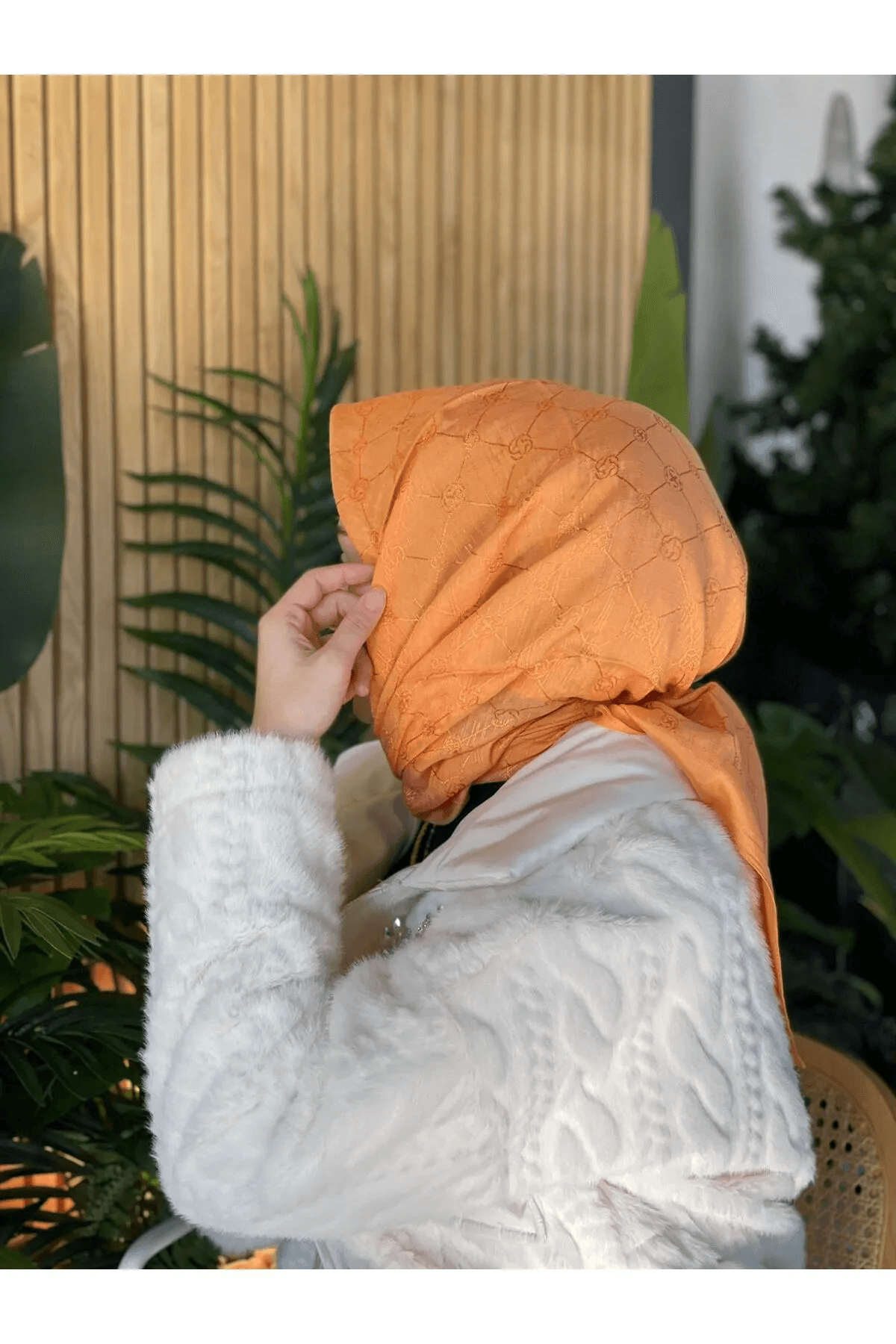 Aker Koza %50 Floush %50 Cotton Eşarp -1050950-02