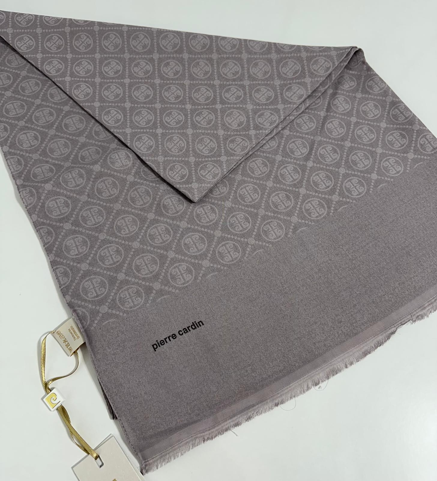 Pierre Cardin Elegans Monogram Şal-75 X 190-090700-991 Leylak