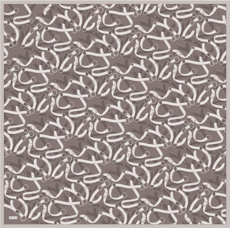 Belli Saf İpek Eşarp 4125D02( Twill İpek) -568