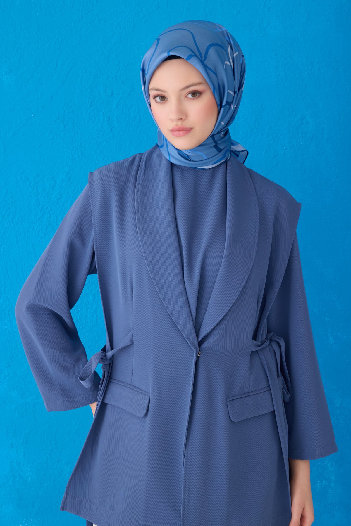 Belli Saf İpek Eşarp 4113D (Twill İpek)