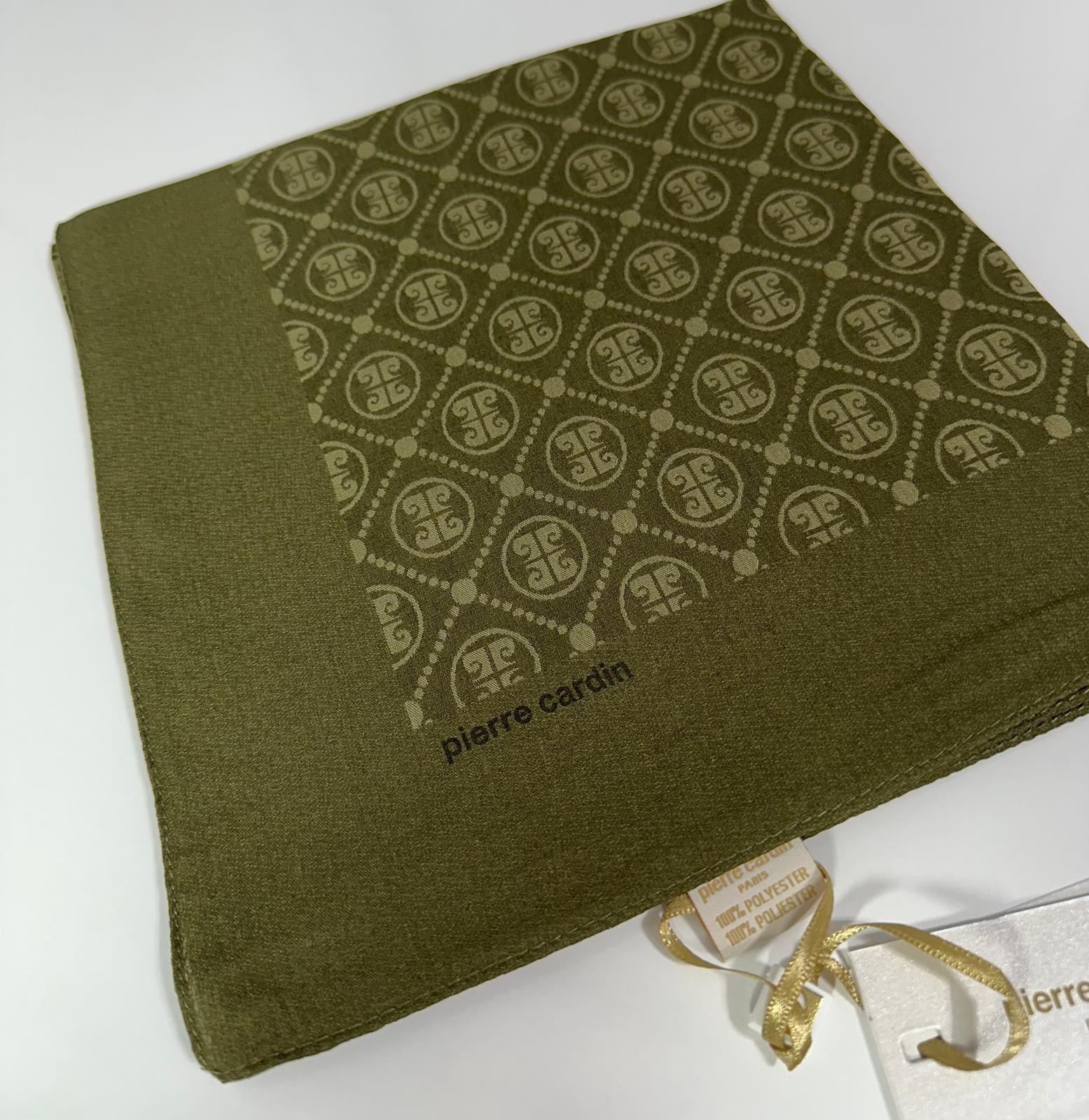 Pierre Cardin Elegans Monogram Eşarp - 1090750 -934 Kına Yeşili