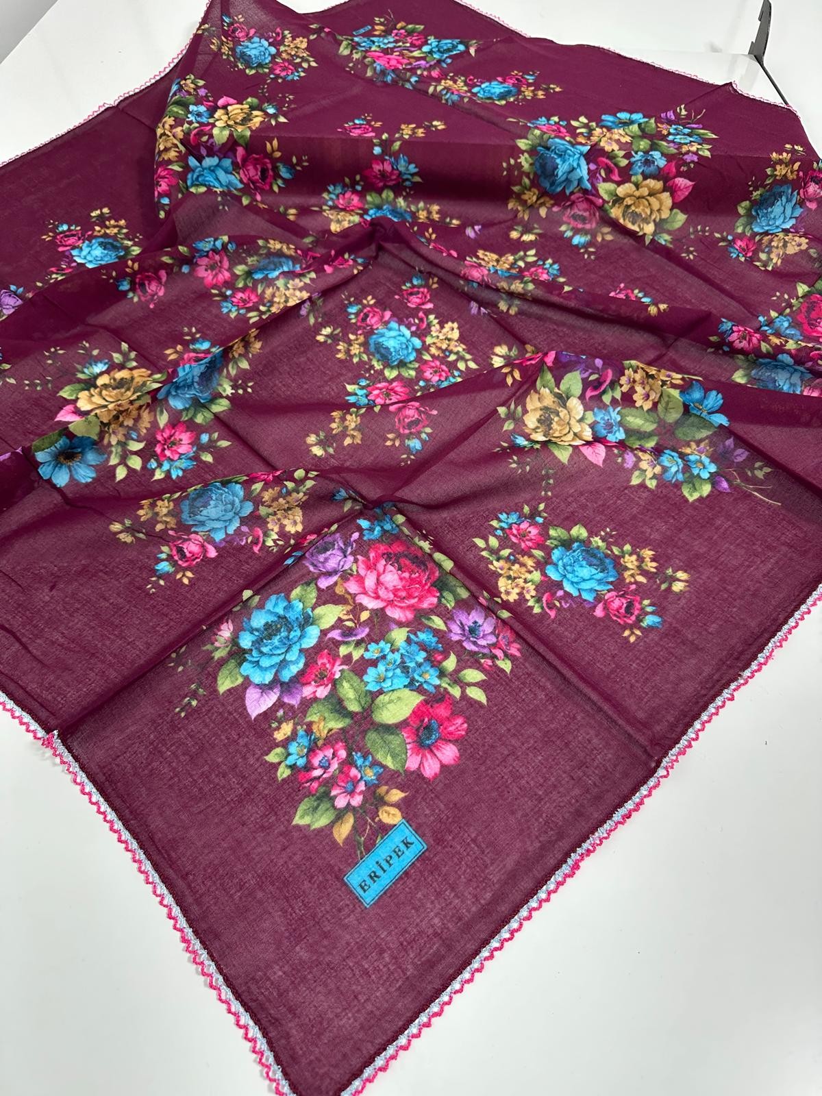 Eripek Oyalı Pamuk Tülbent- 05097