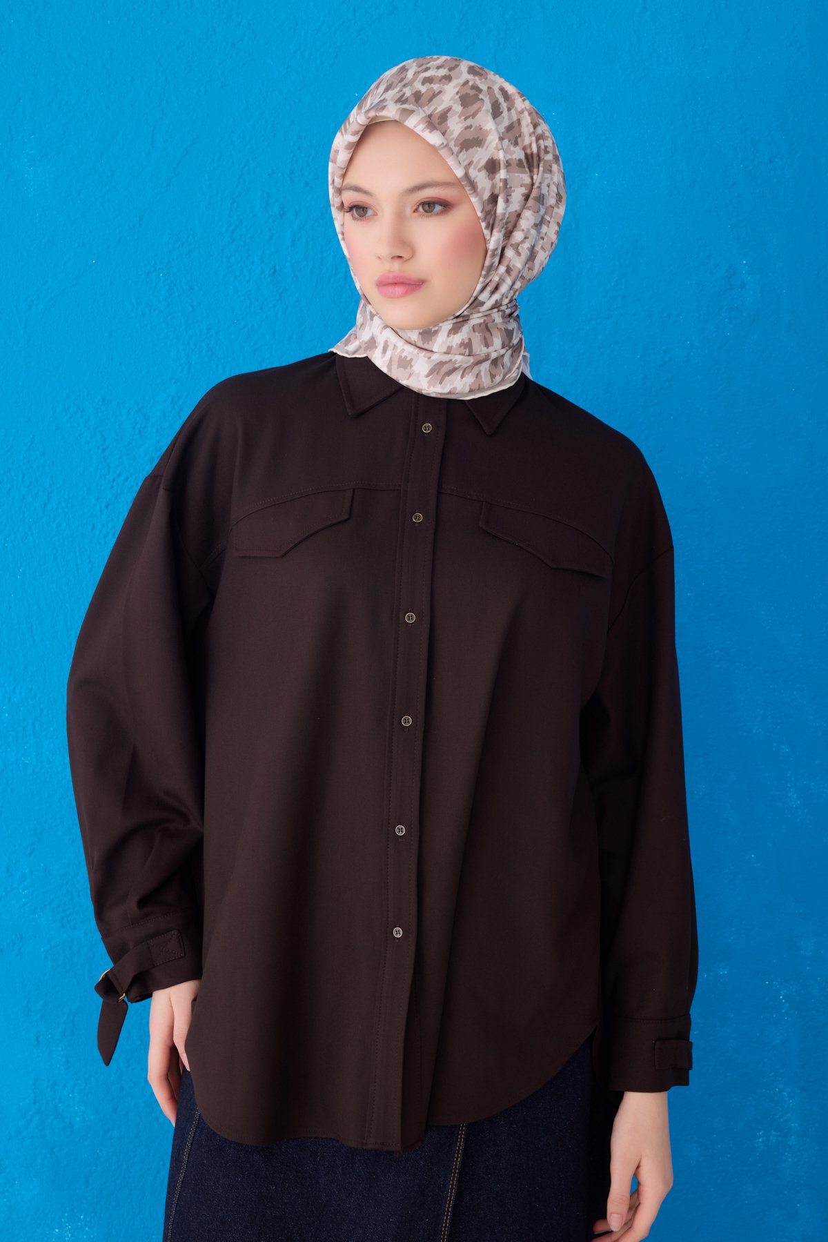 Belli Saf İpek Eşarp 4103D (Twill İpek)