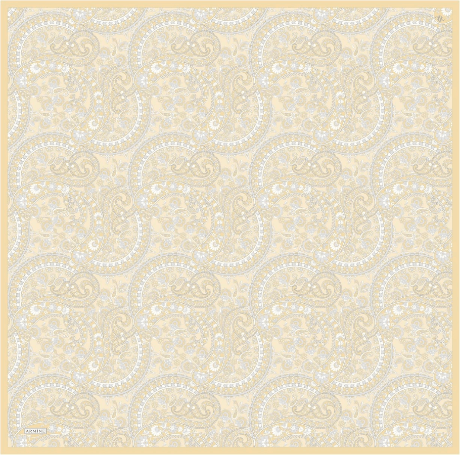 Armine Çiçek Desenli Saf İpek Sura Eşarp 9304-53