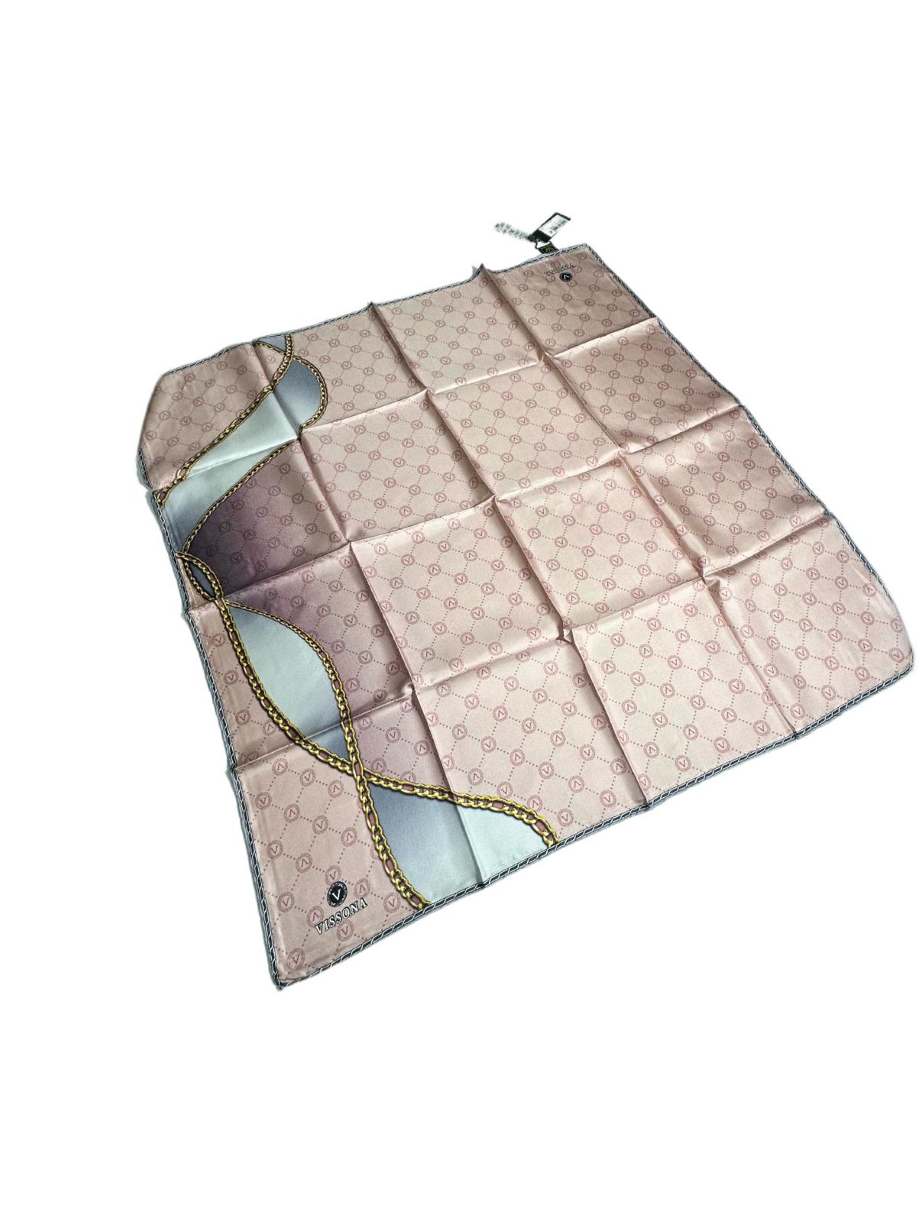 Vissona 90*90 Twill İpek Eşarp (02133)
