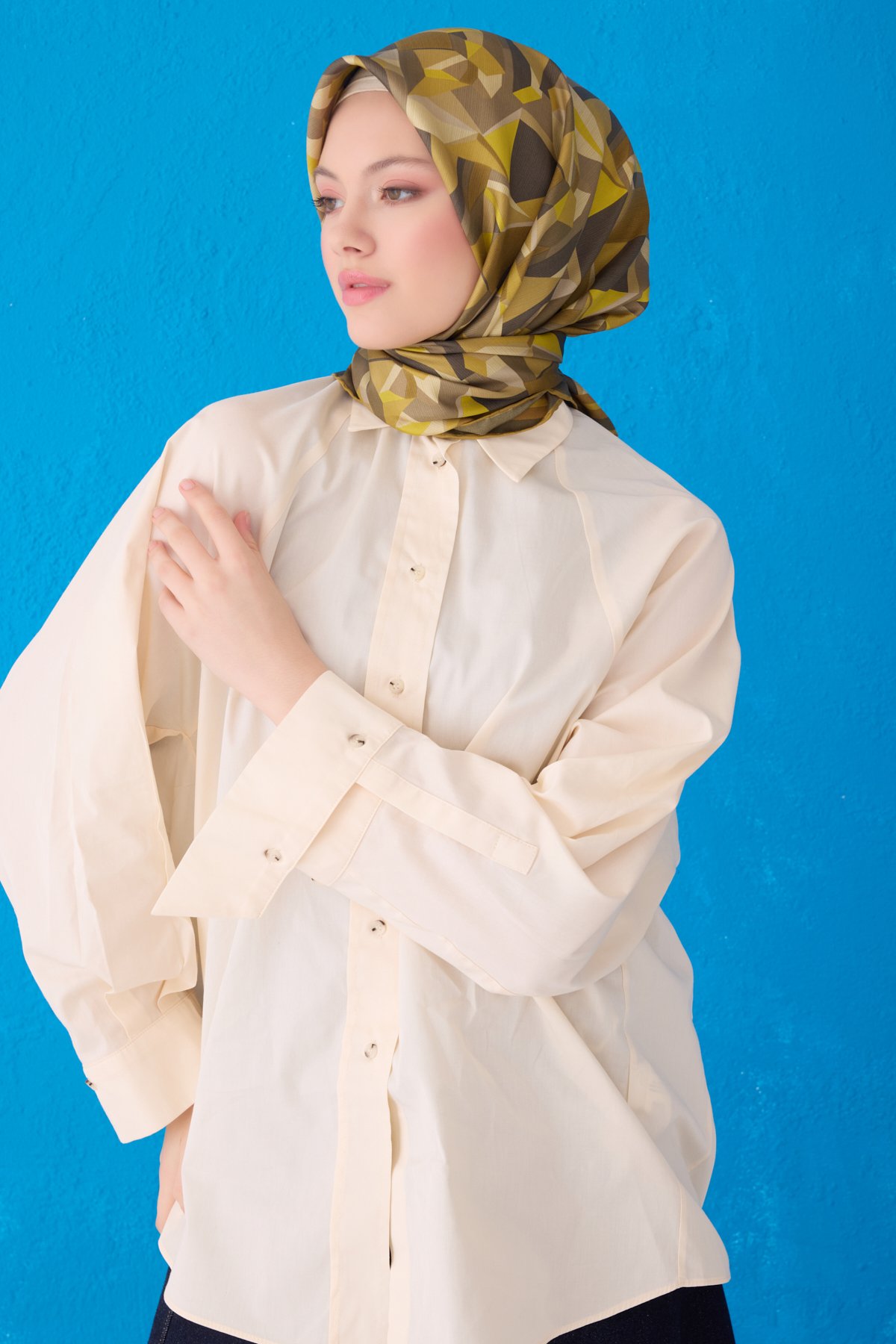 Belli Saf İpek Eşarp 4106D (Twill İpek)