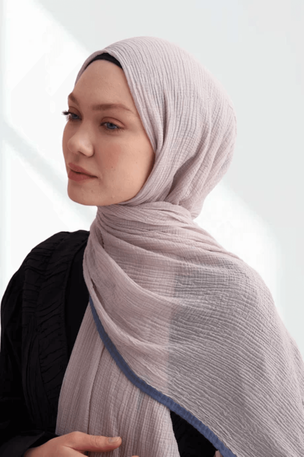 Armanda Müslin Biyeli Şal  -90 x 200- 3352-02
