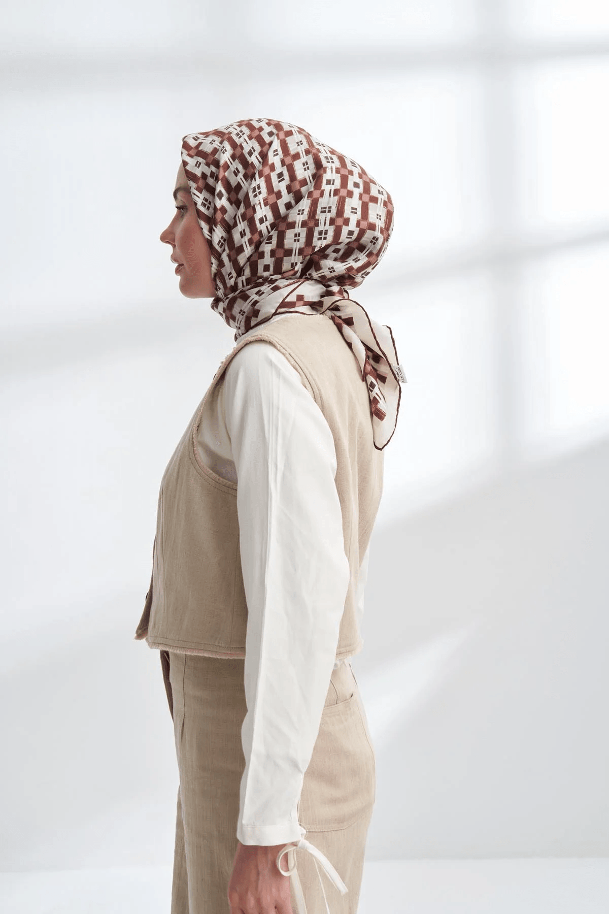 ARMANDA NETWORK DESEN TWILL İPEK EŞARP - 4307