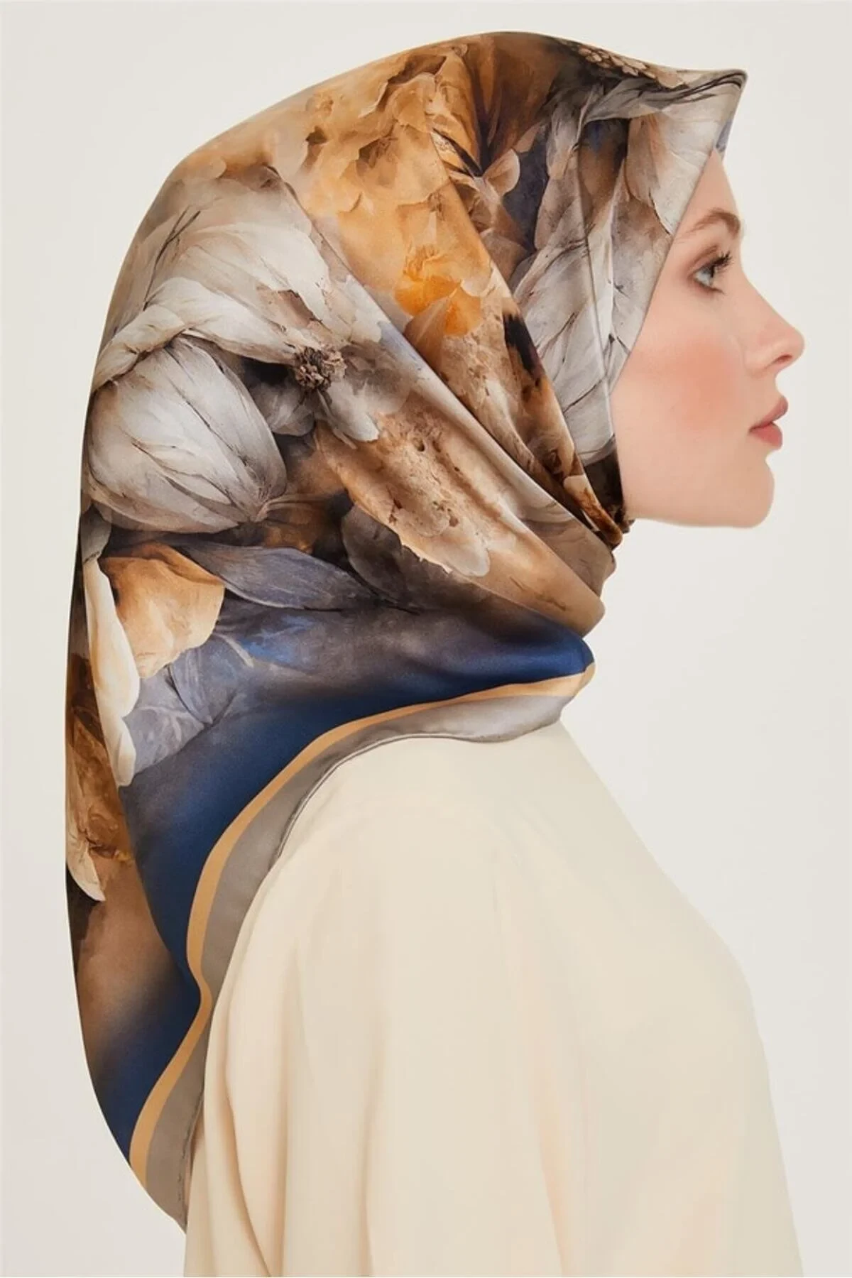 SONBAHAR KIŞ - DJ SAF SURA İPEK EŞARP 9211D (S) 01